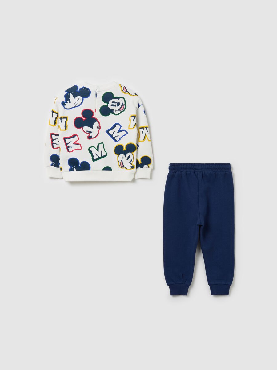 Organic cotton jogging set with Mickey Mouse print_1