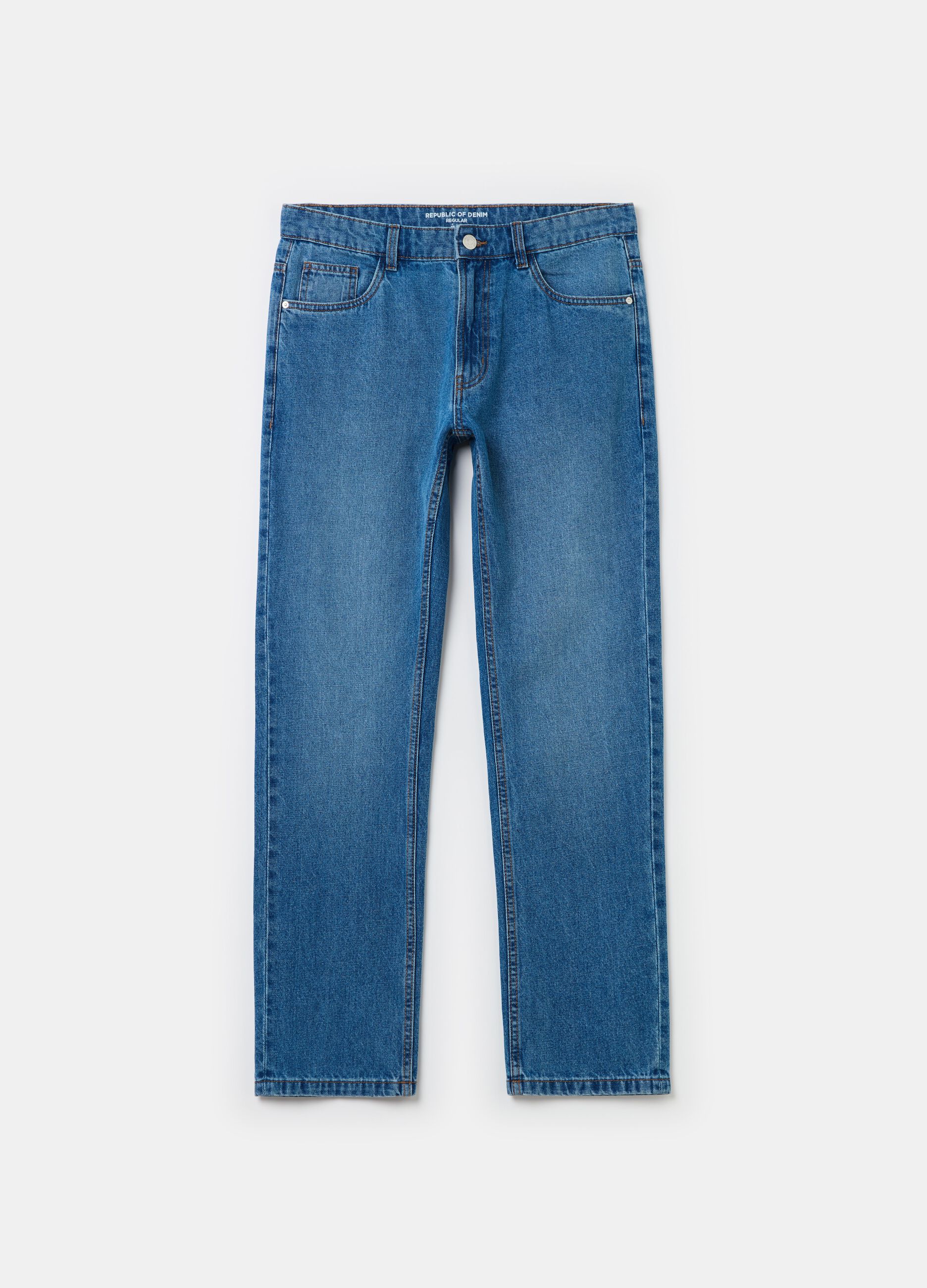 Regular-fit jeans with five pockets