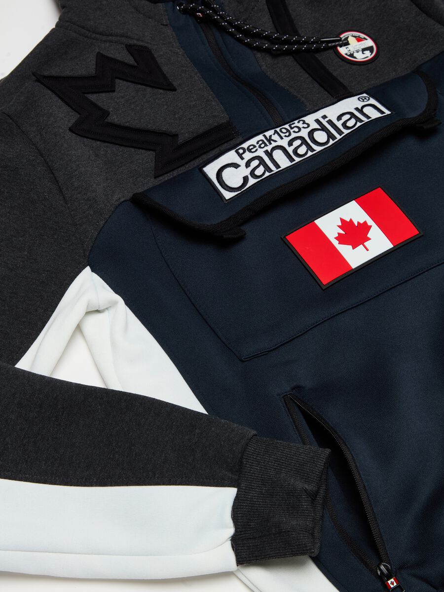 Canadian Peak half-zip sweatshirt with hood_2