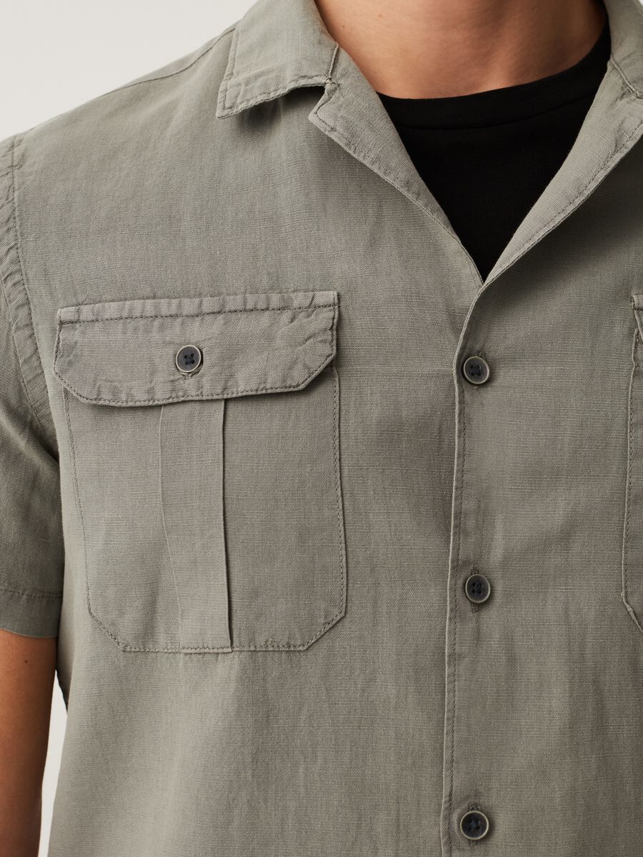 Grand&Hills regular-fit shirt in cotton and linen_3