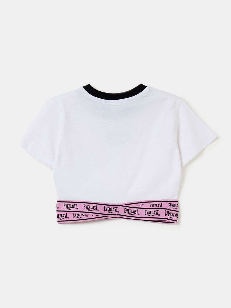 Crop T-shirt with elastic and logo_2