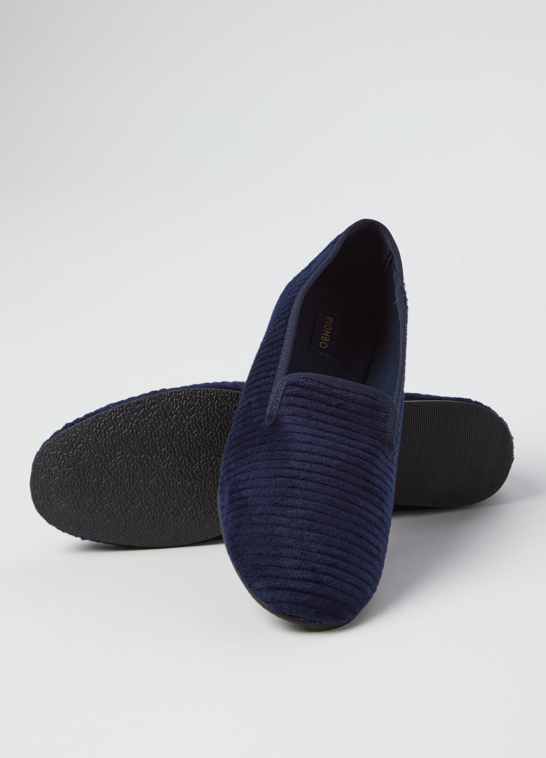 Corduroy slipper shoes