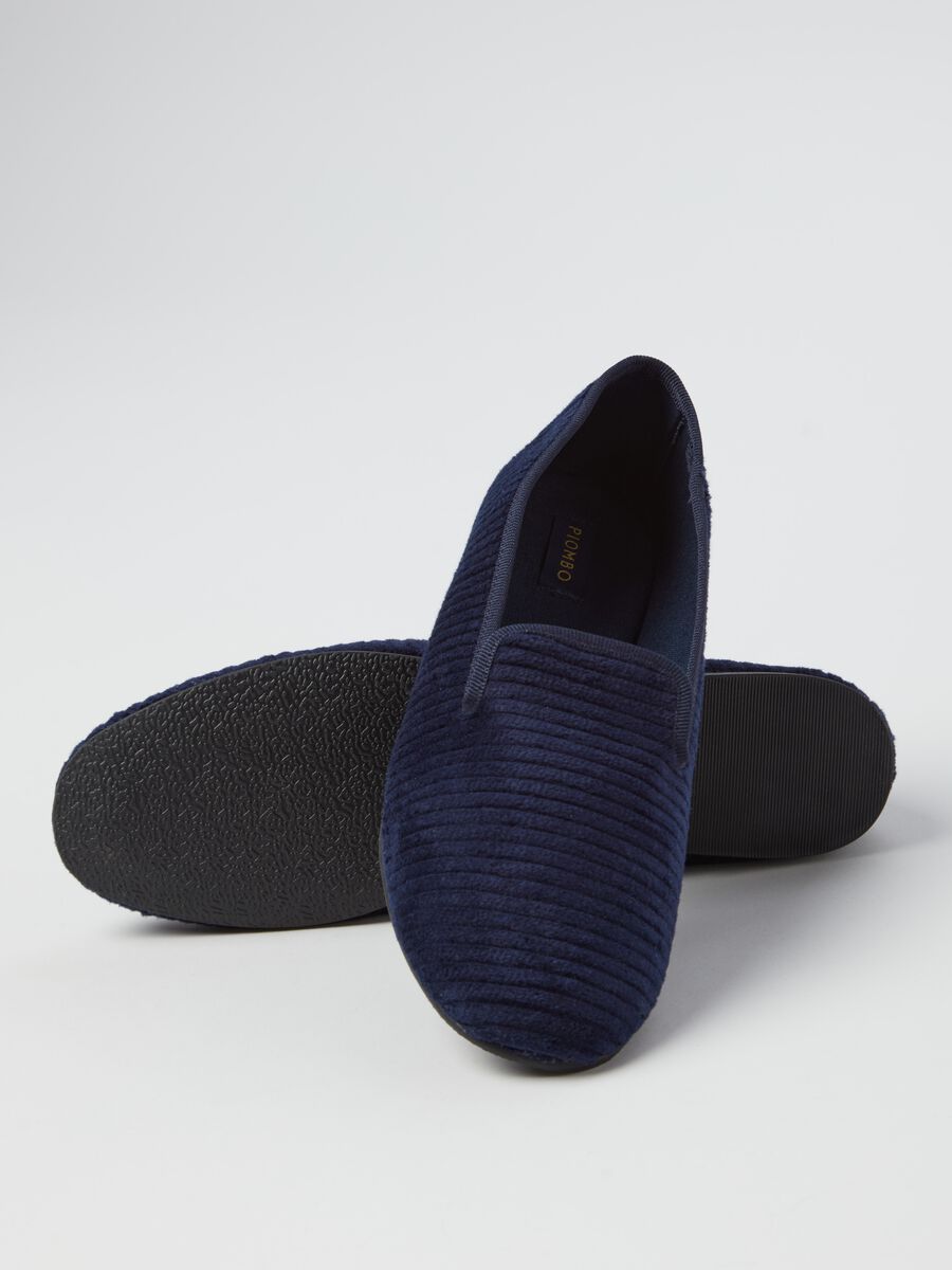 Corduroy slipper shoes_1