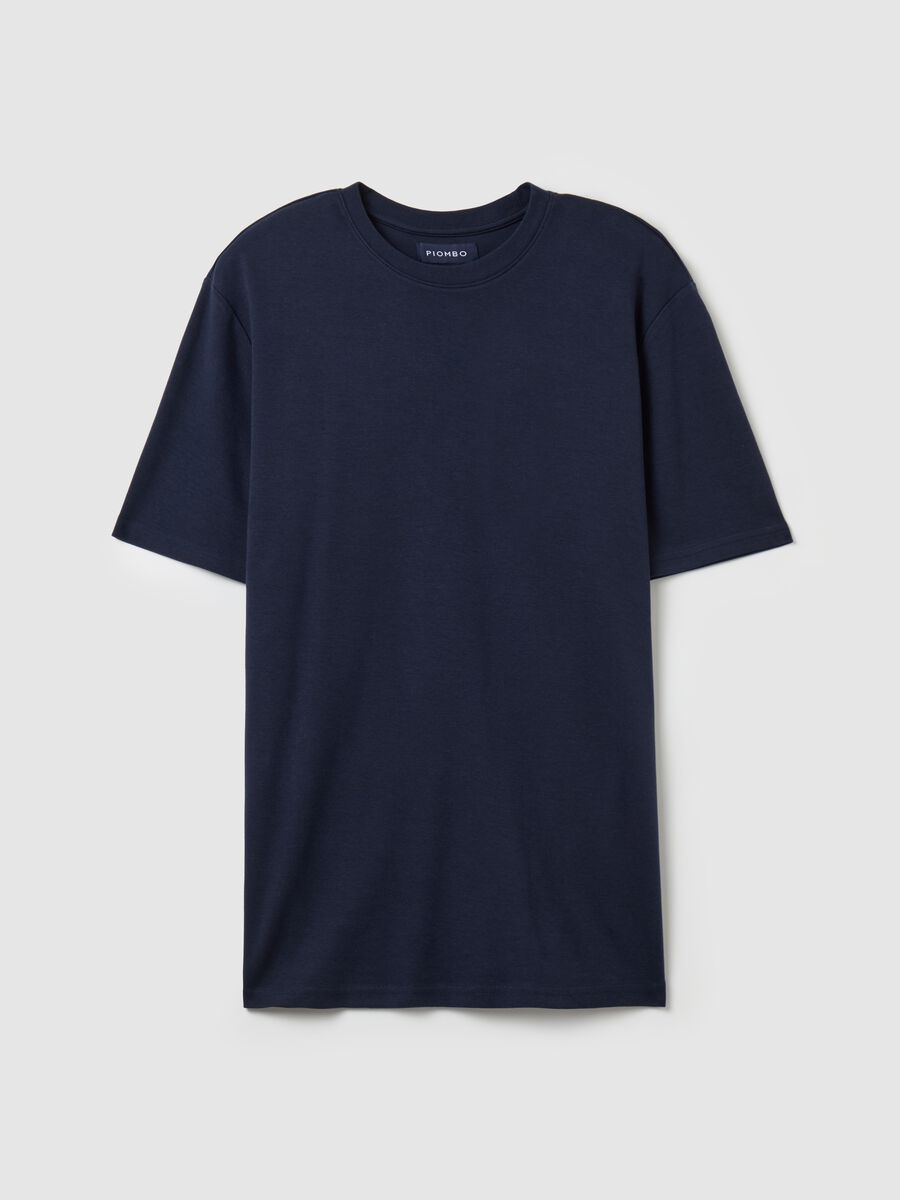 Contemporary T-shirt in cotton with round neck_4