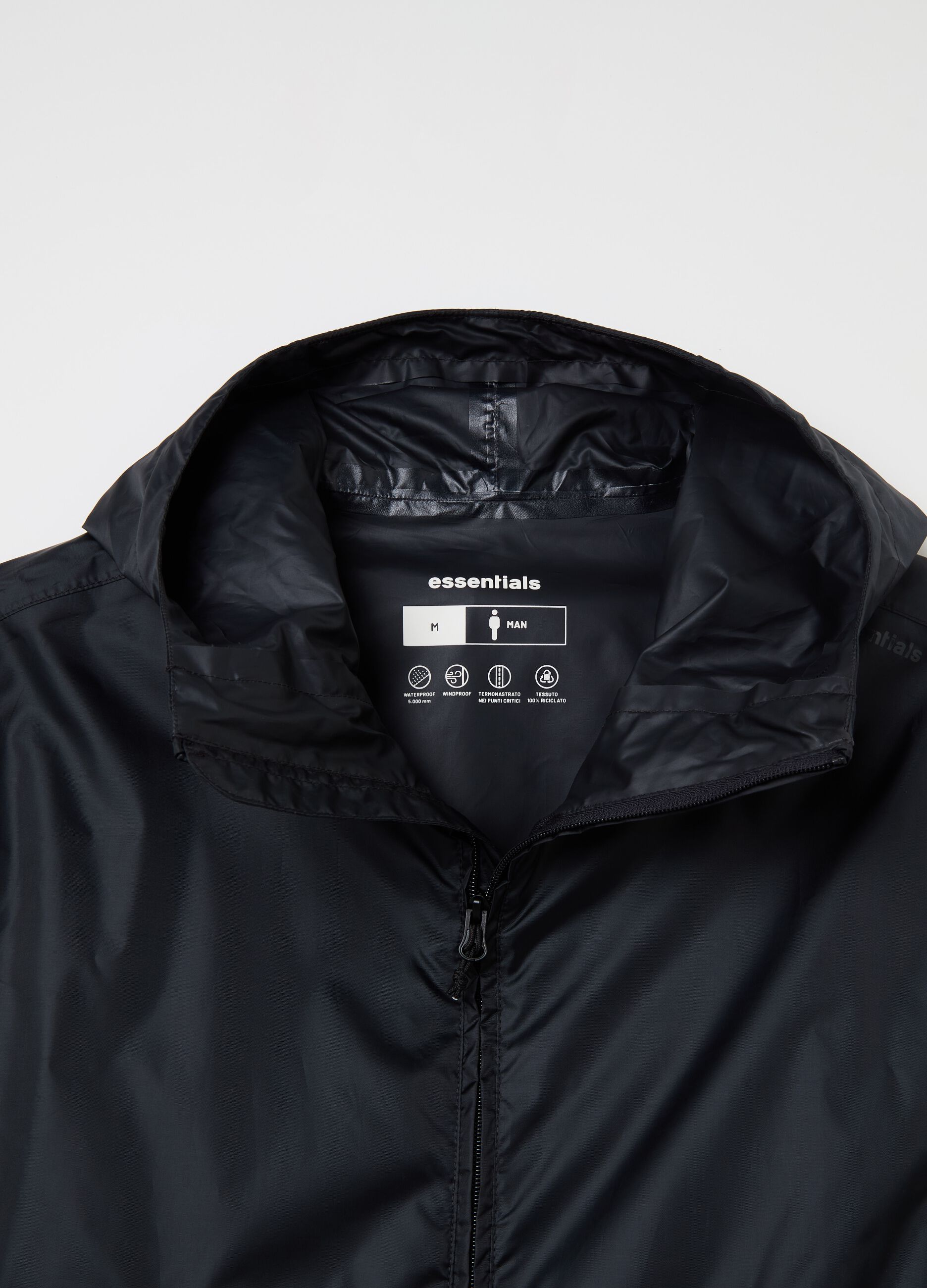 Essential waterproof full-zip jacket