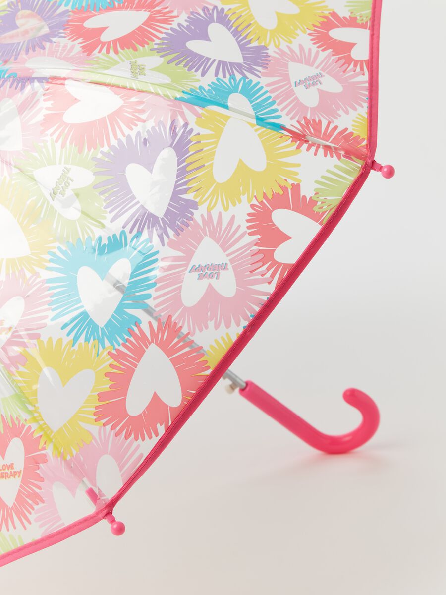 Umbrella with hearts print_2