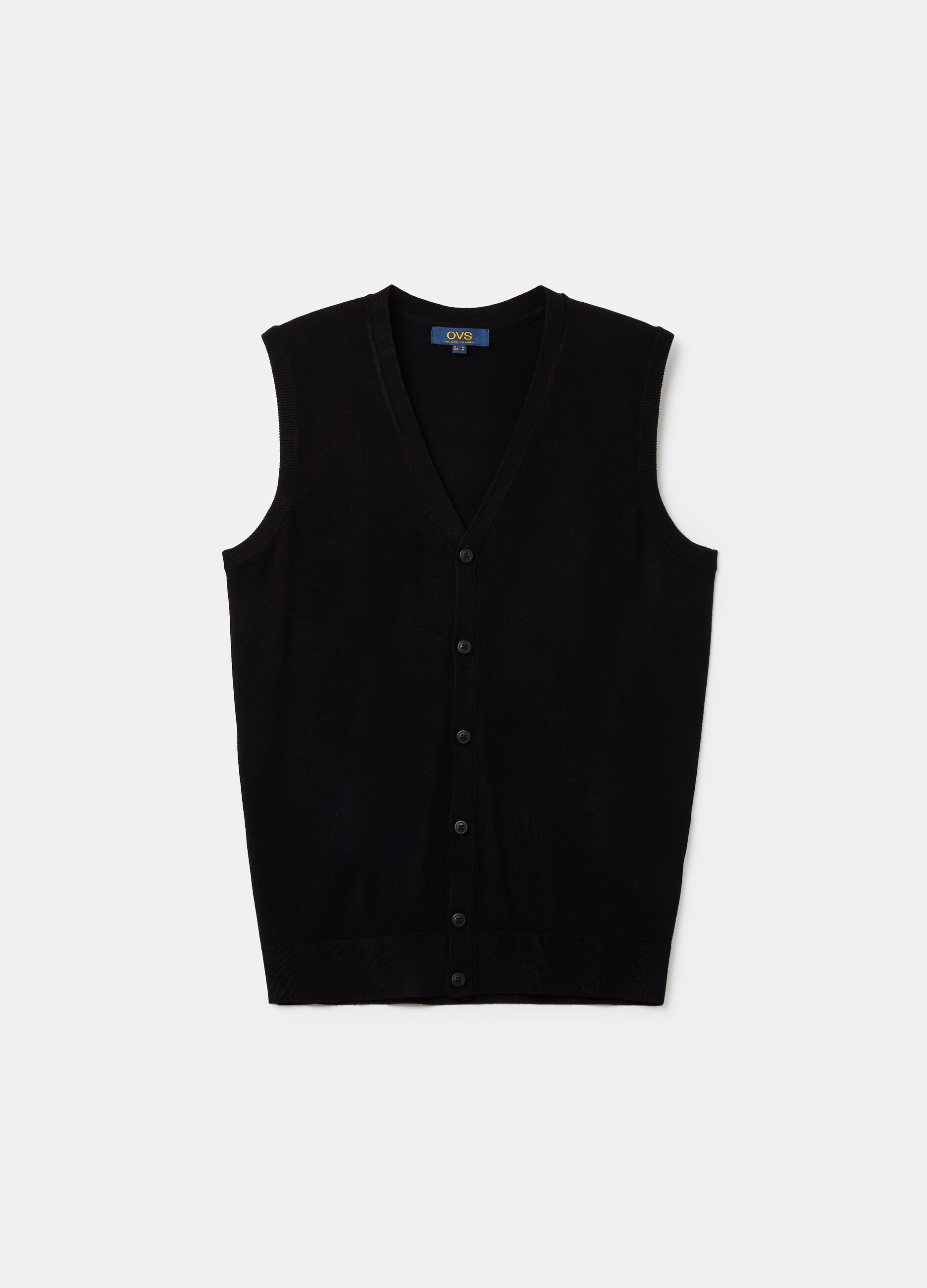 Gilet with V neck