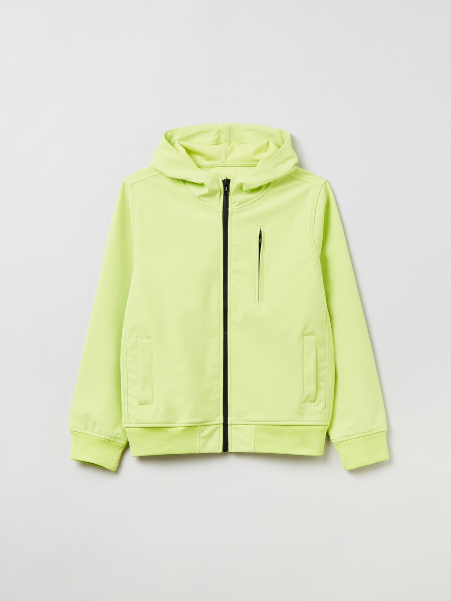 Softshell jacket with hood_0