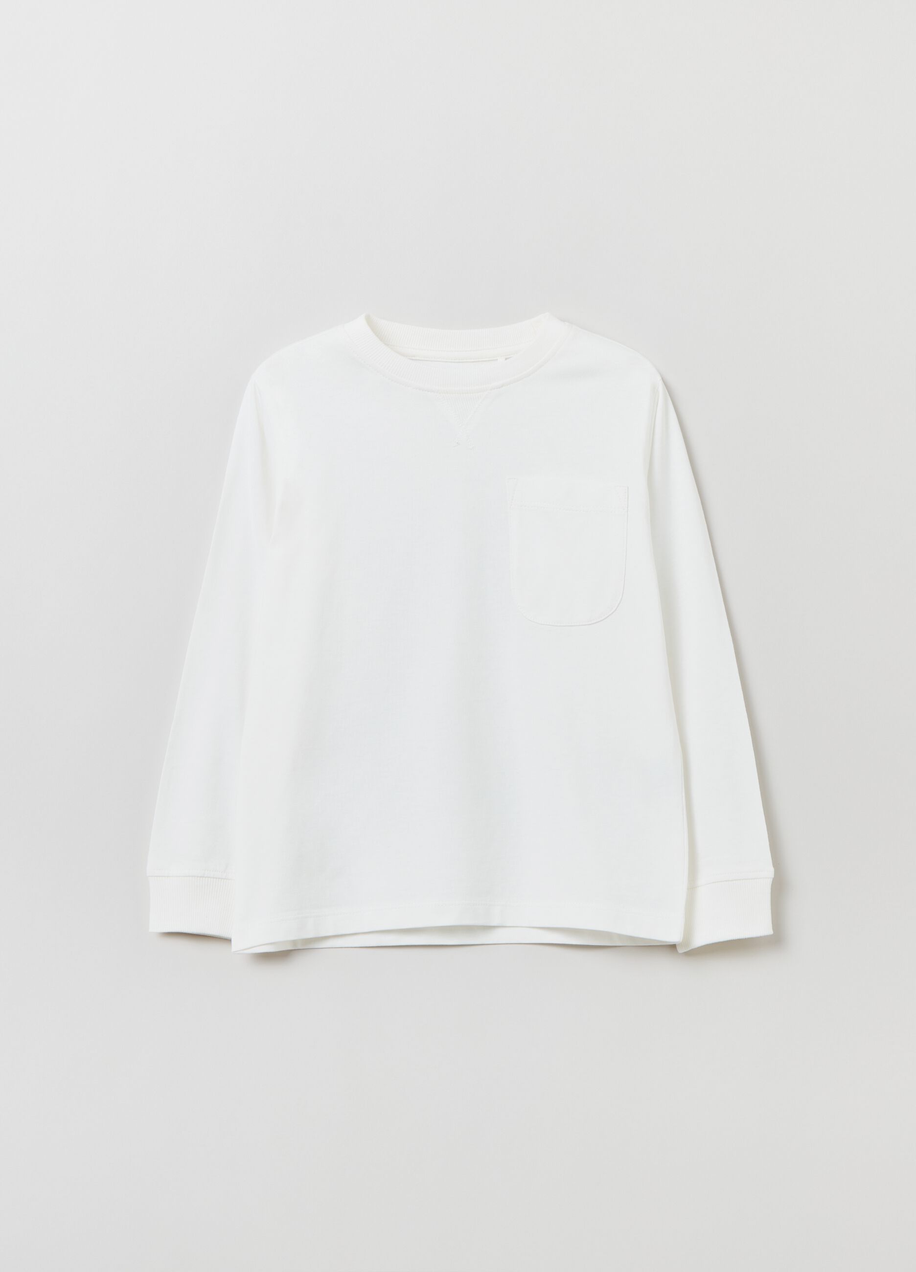 Long-sleeved T-shirt in cotton