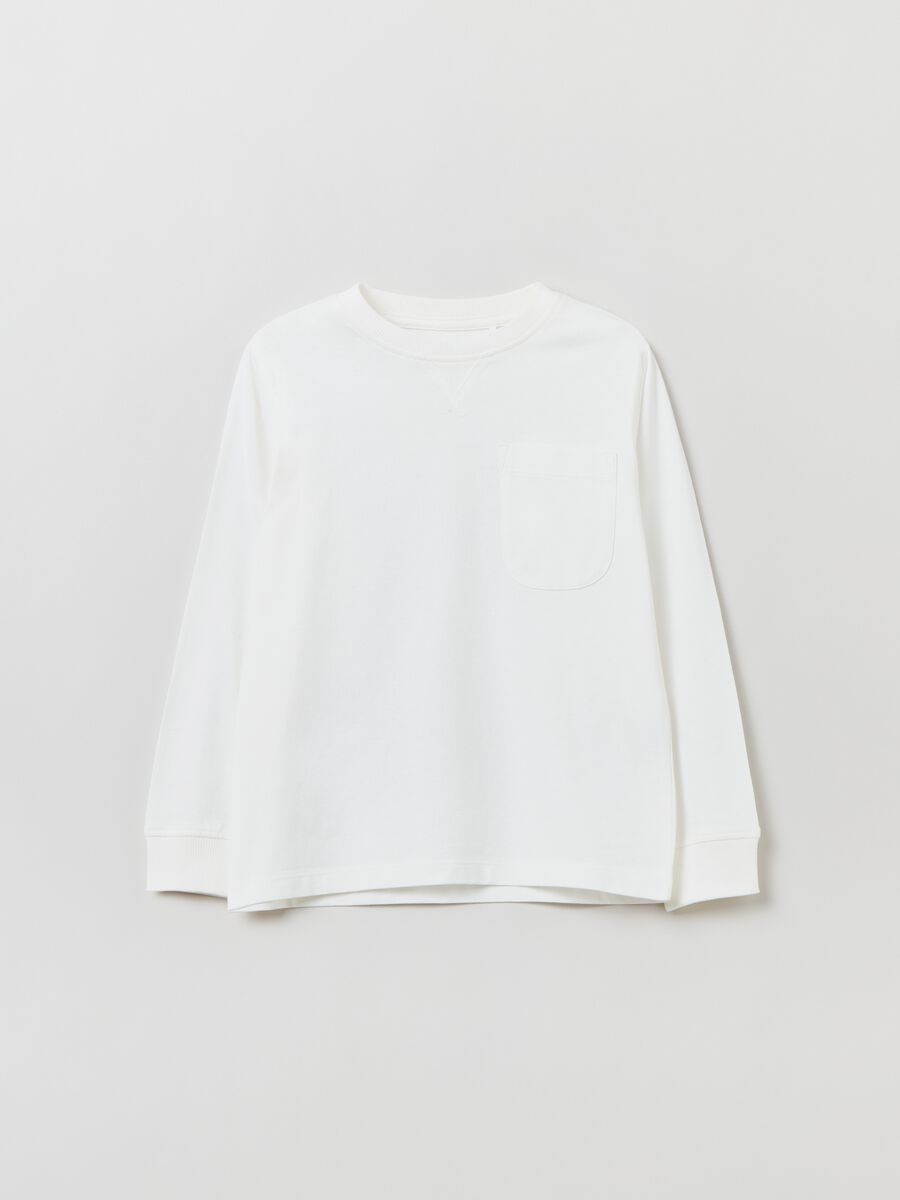 Long-sleeved T-shirt in cotton_0