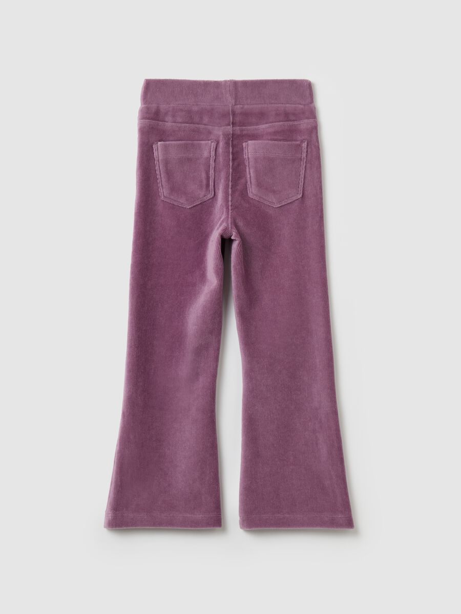 Flare-fit corduroy treggings_1