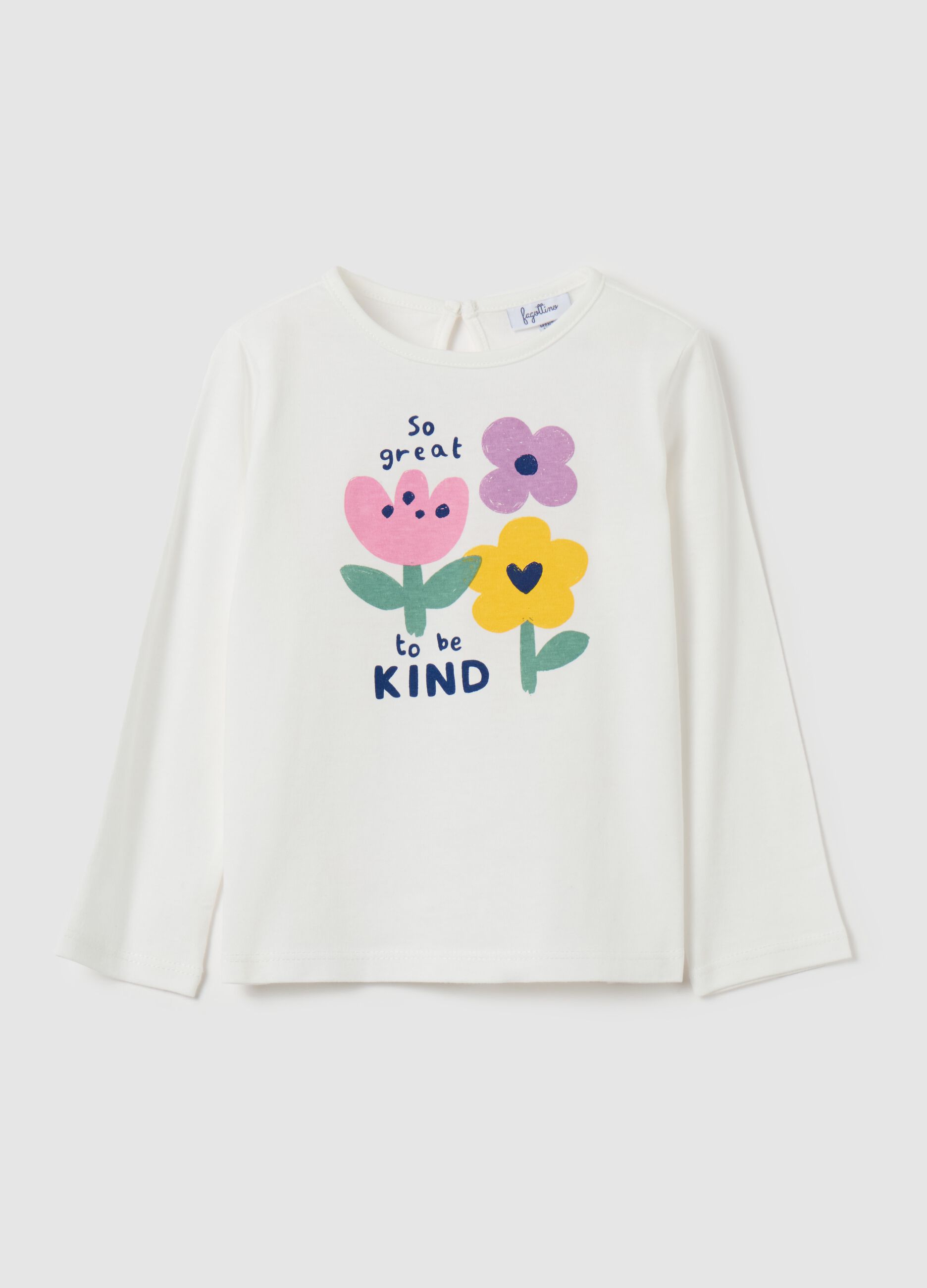 Long-sleeved T-shirt with print