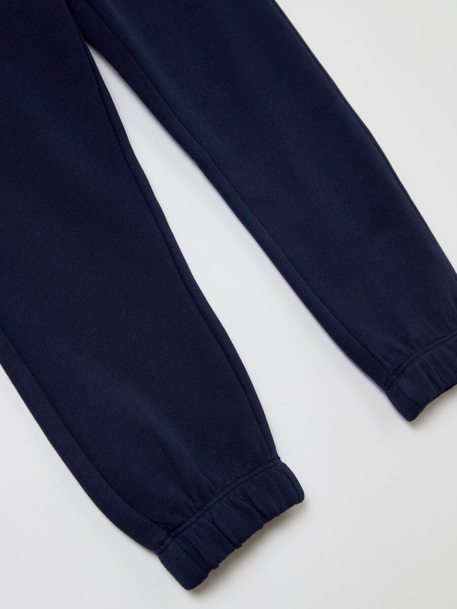 Essential joggers in cotton with drawstring_3