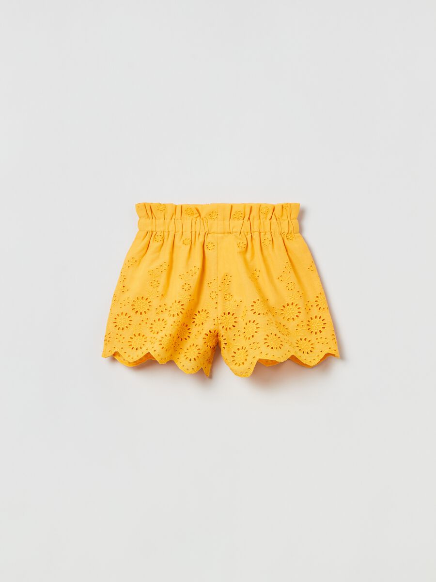 Shorts in cotone sangallo_1
