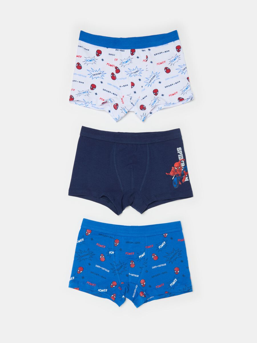 Three-pack boxer shorts with Spider-Man print_0