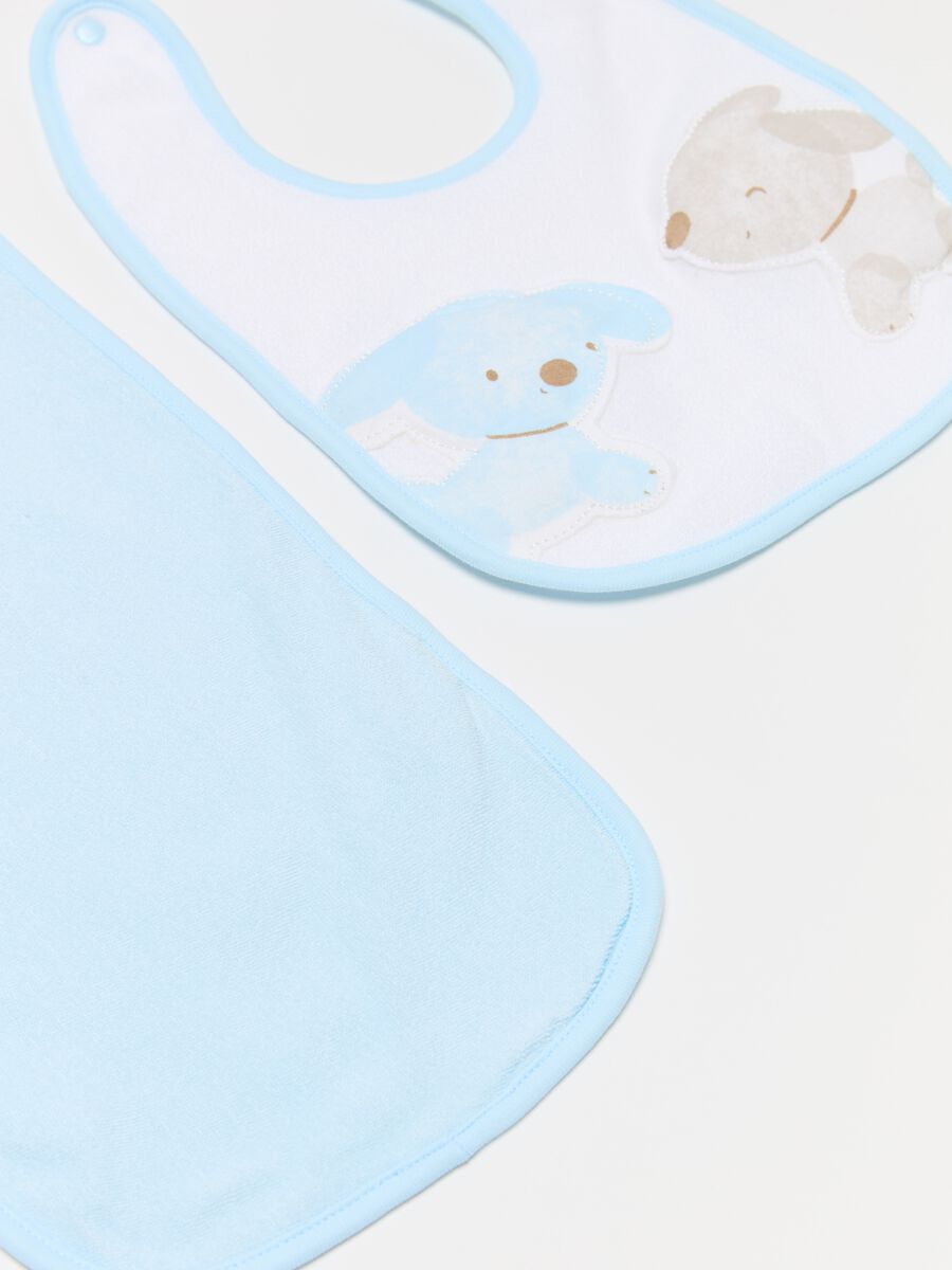 Organic cotton towel and bib set_1