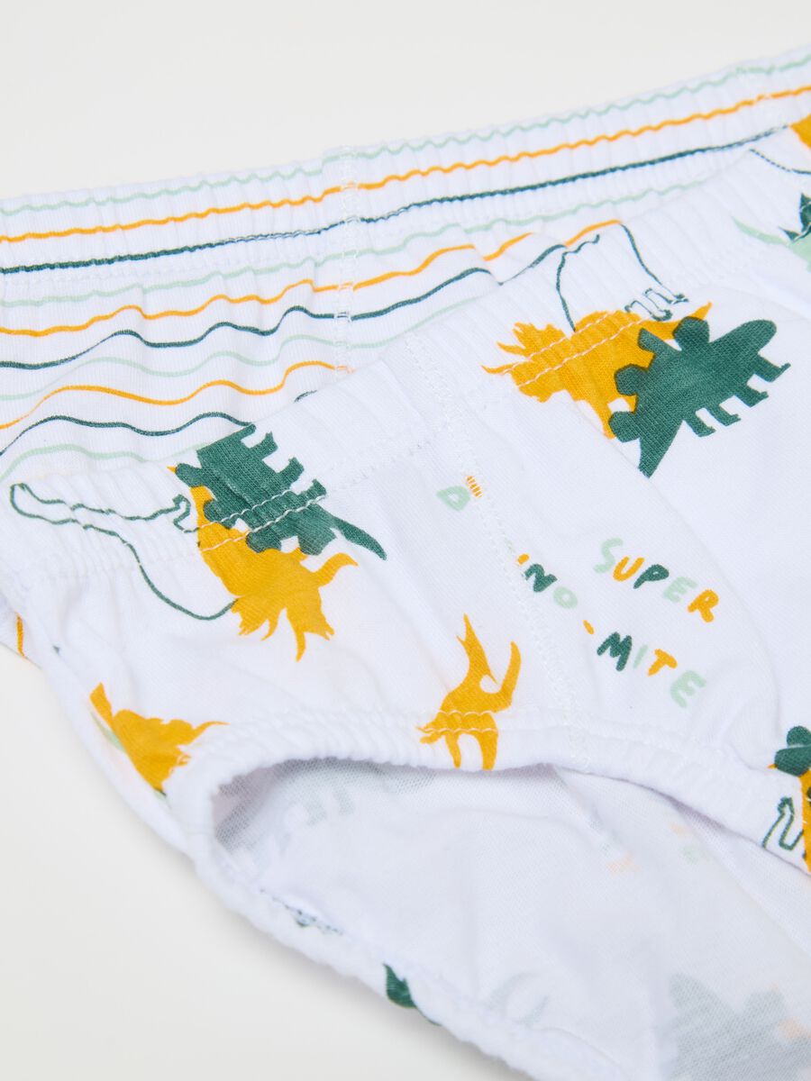 Three-pack briefs in organic cotton with print_3