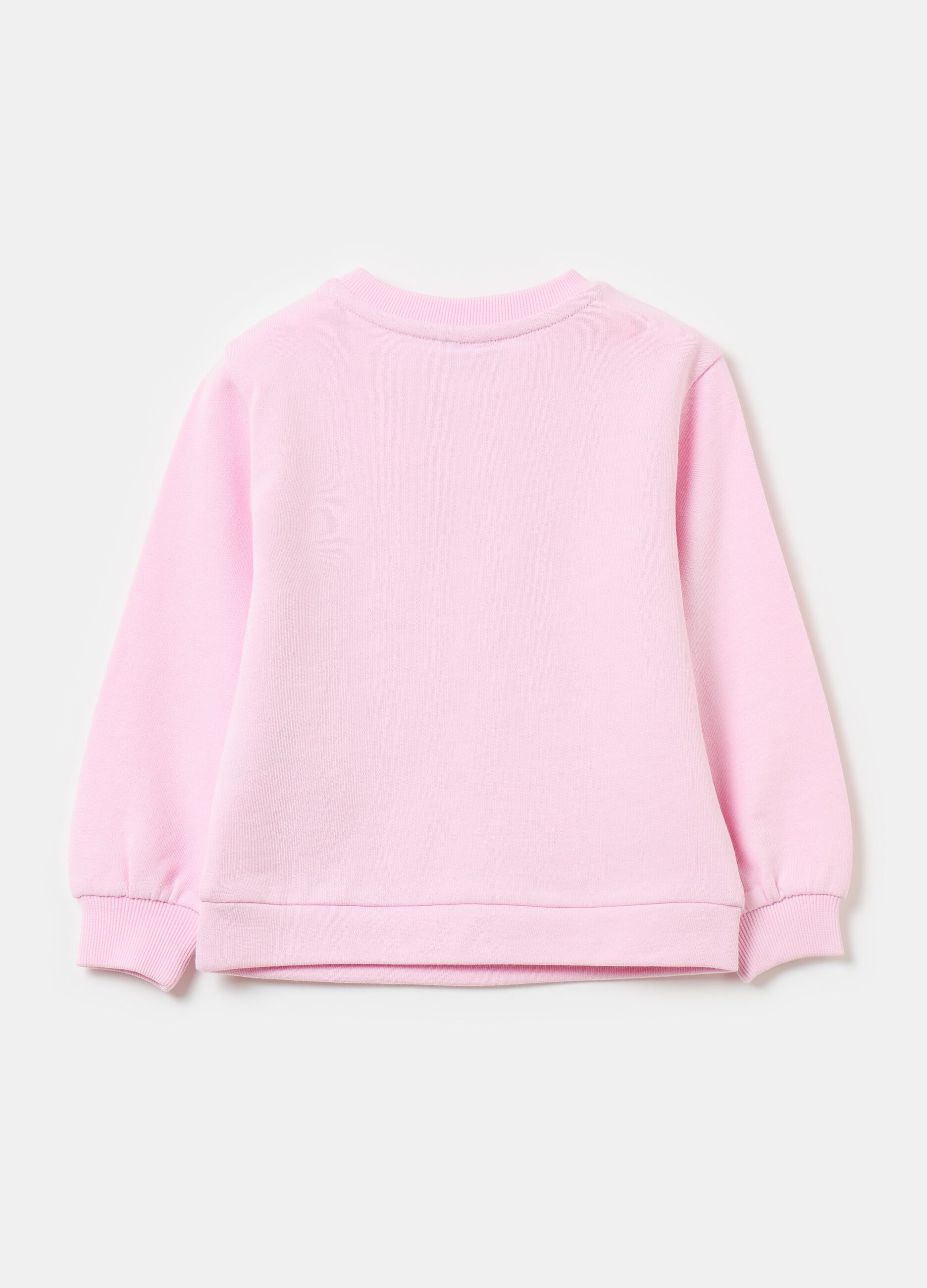 Solid colour sweatshirt in French terry