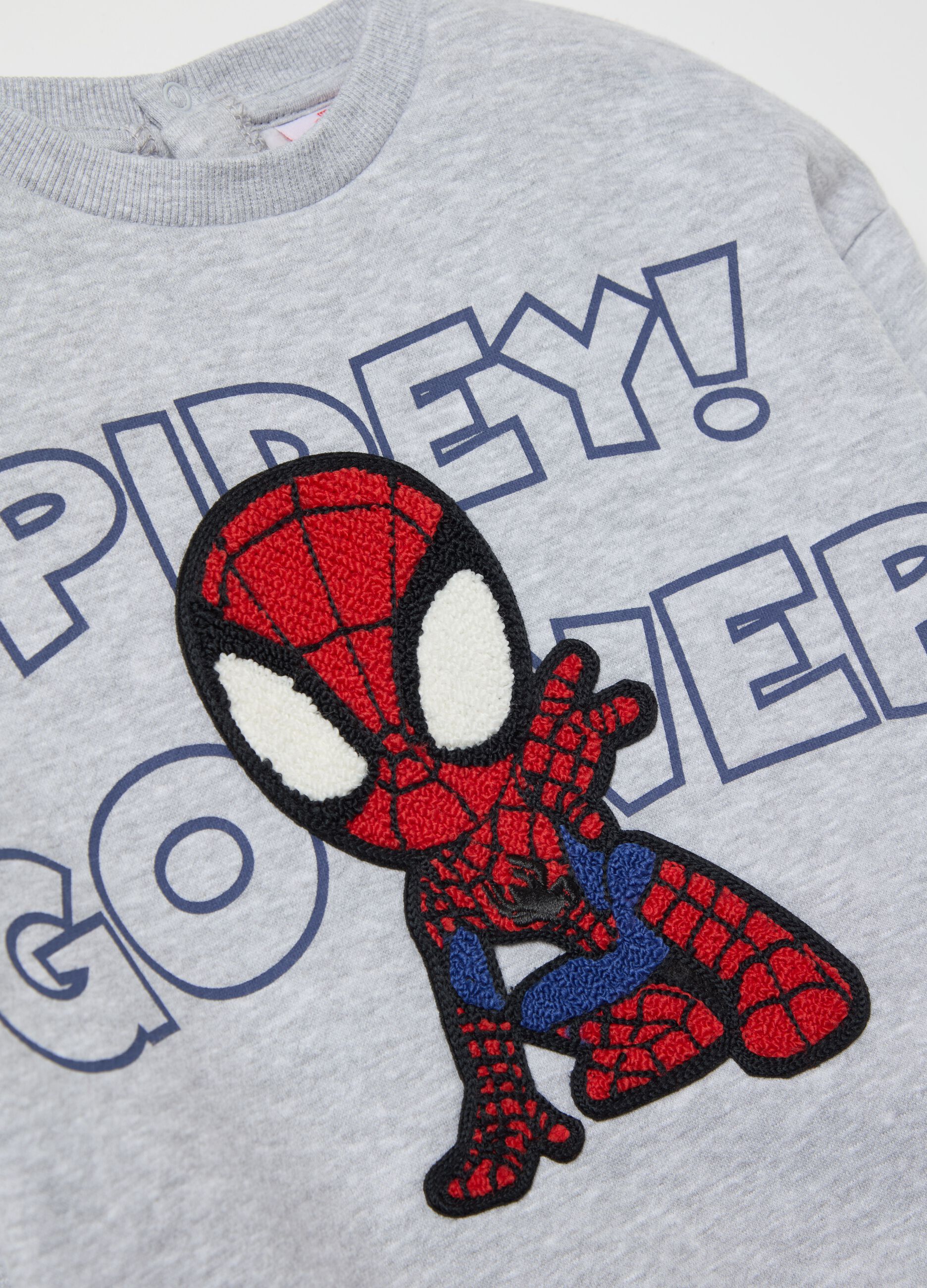 Organic cotton jogging set with Spidey patch