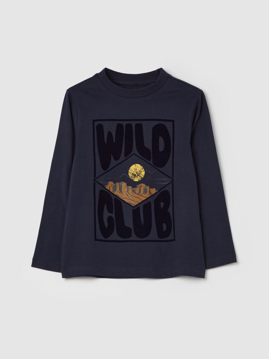 Long-sleeved, printed T-shirt_0