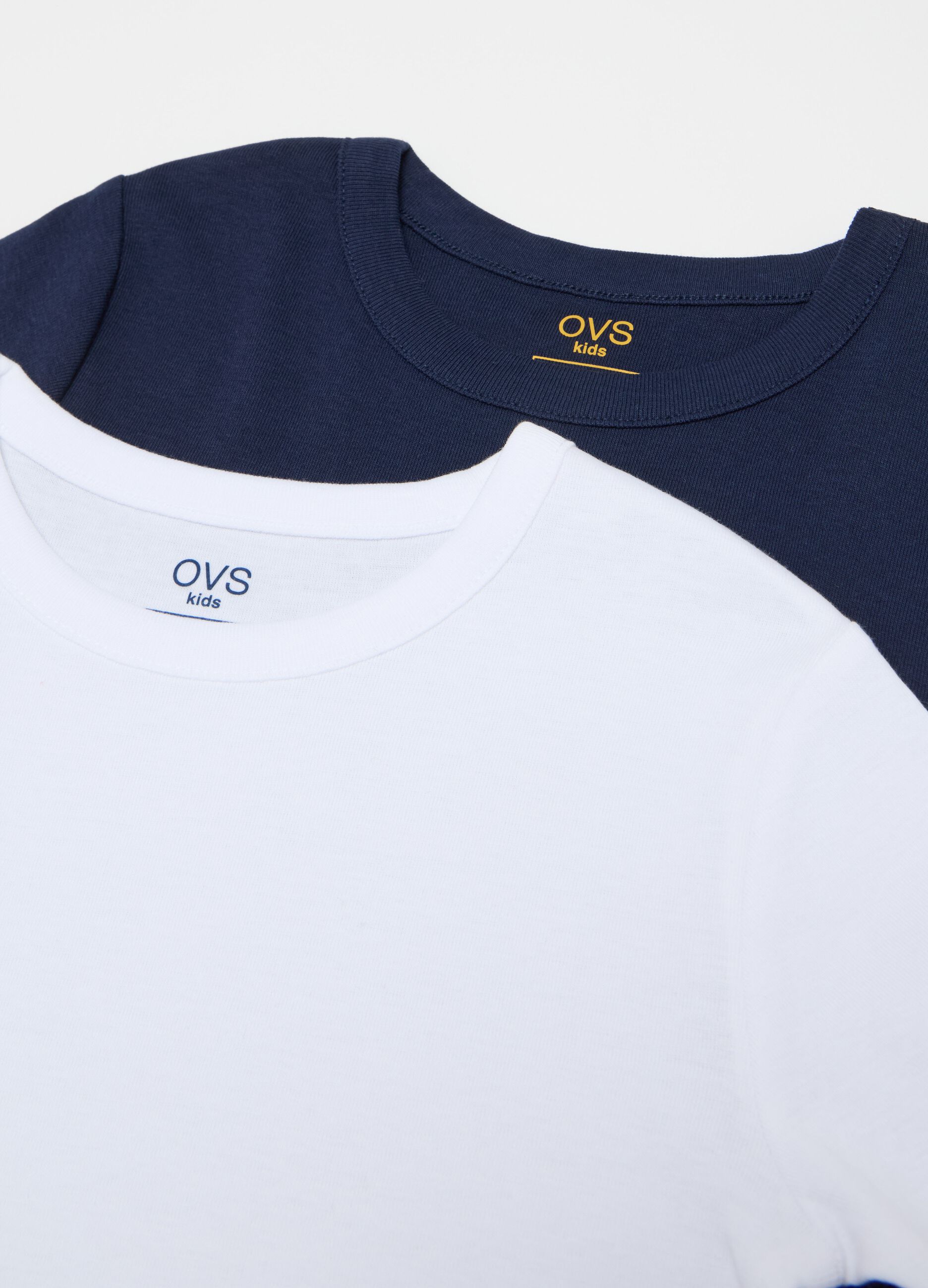 Two-pack organic cotton undershirts