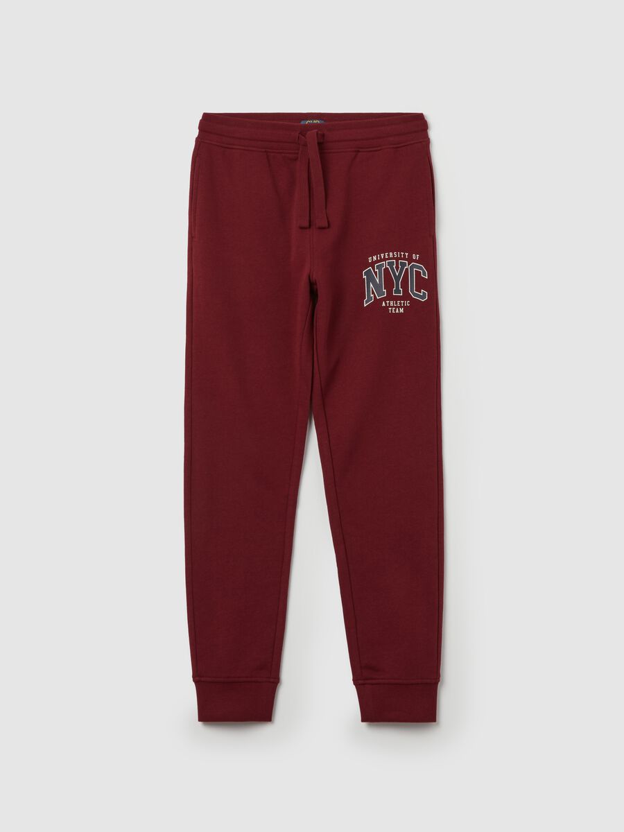 "NYC Athletic Team" joggers with drawstring_0