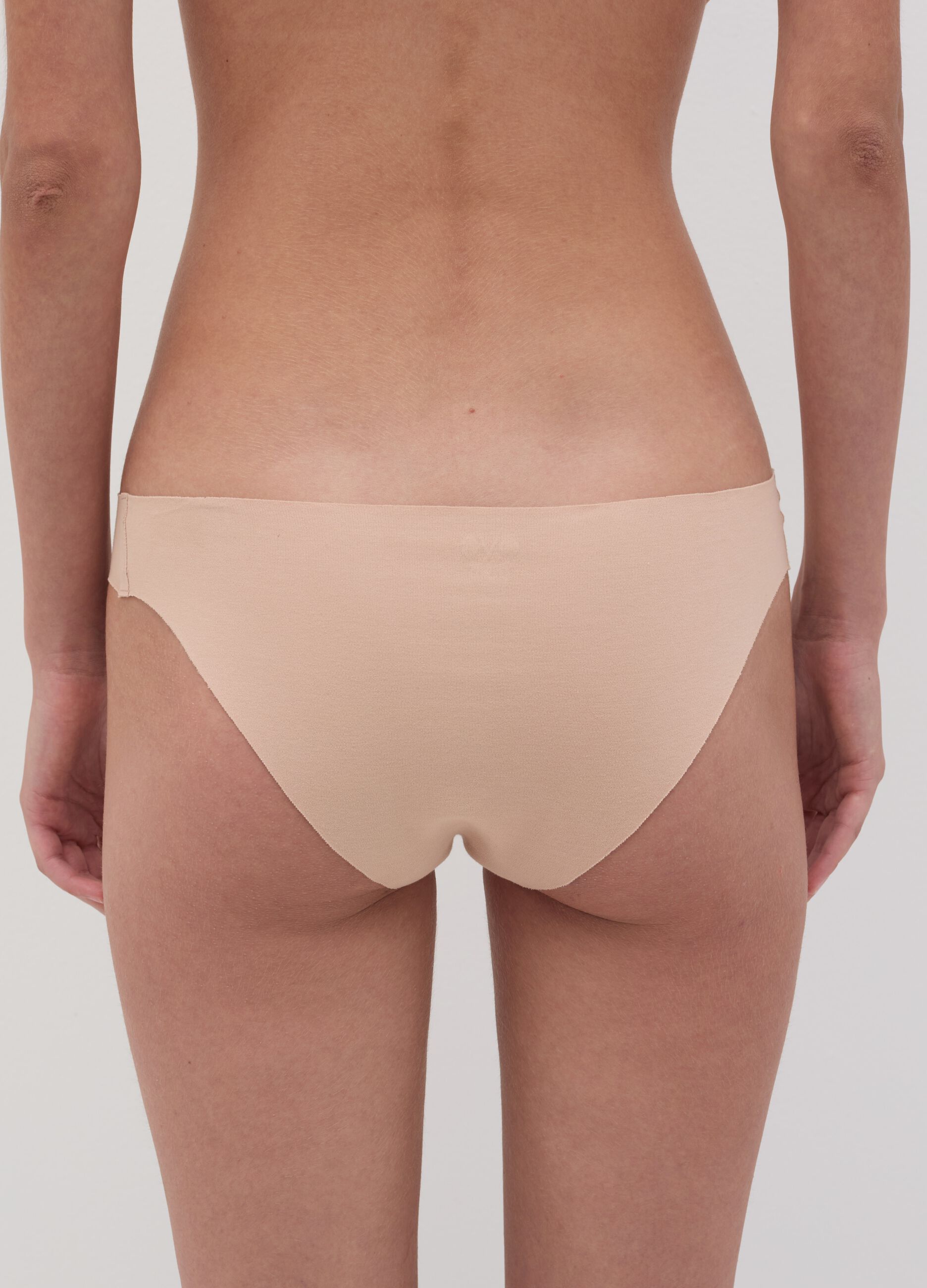 Slip in cotone bio stretch con taglio laser