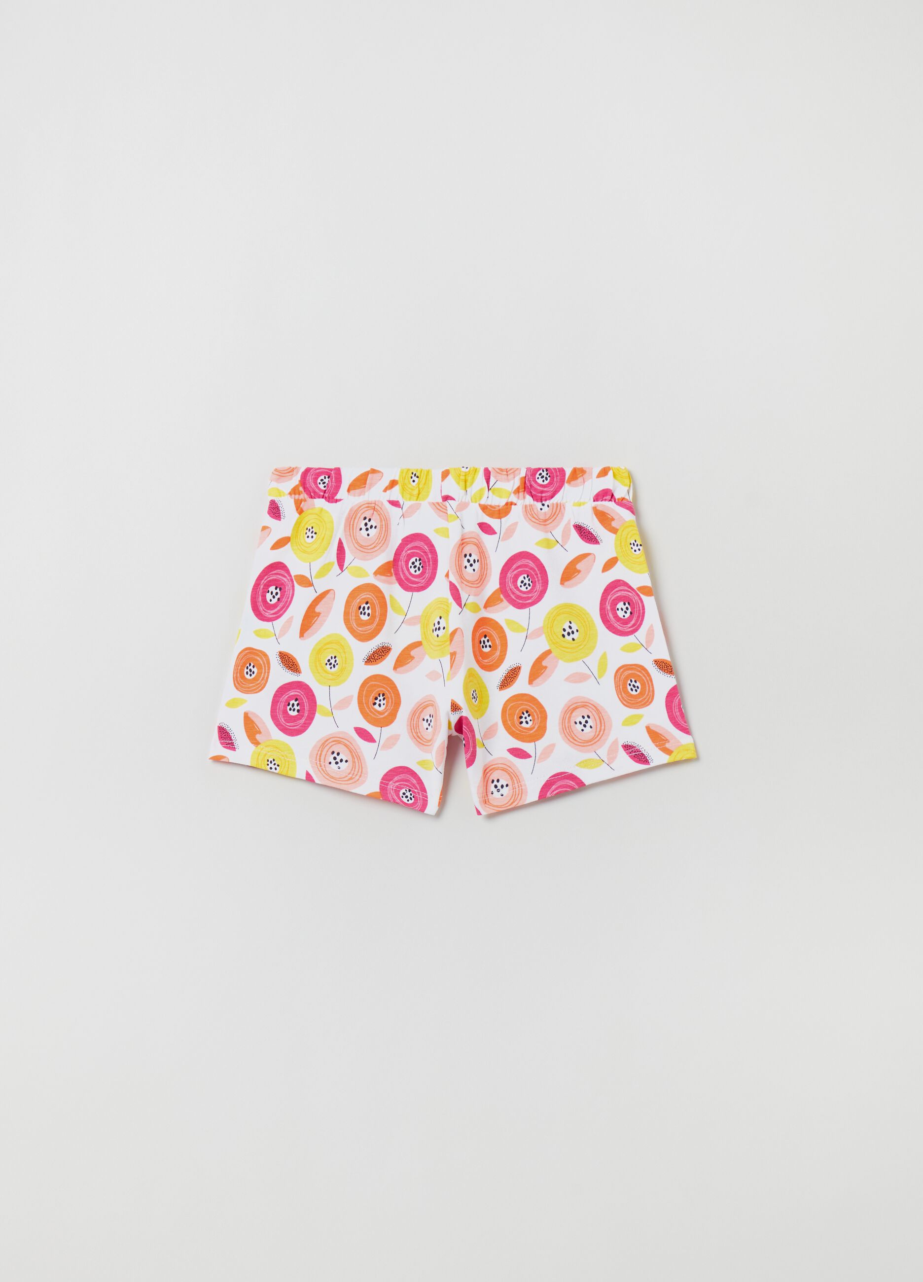 Jersey shorts with print