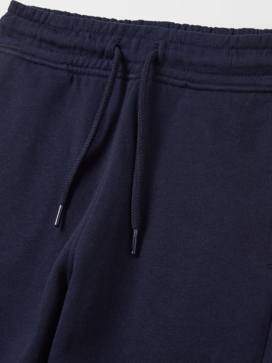 Joggers in organic cotton with drawstring_2