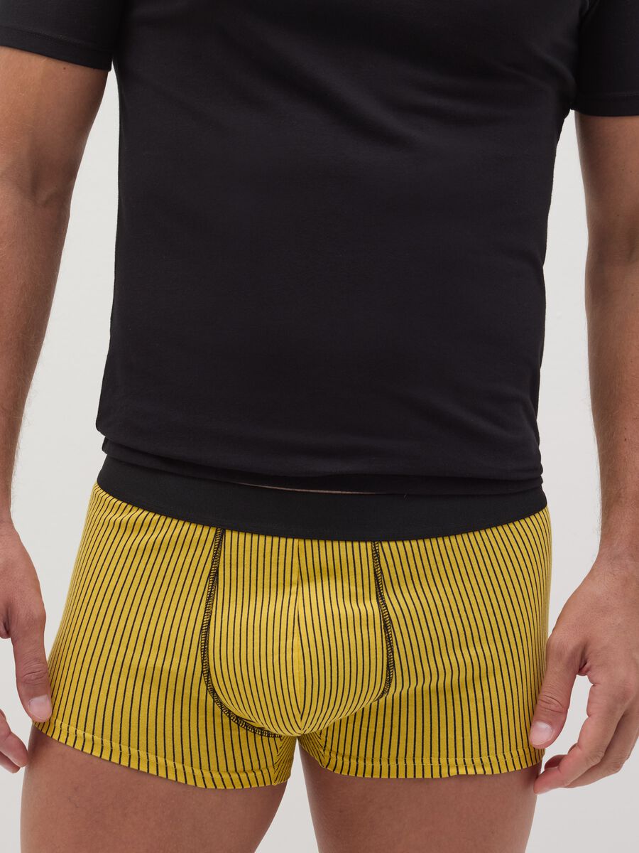 Five-pack striped organic cotton boxer shorts_1