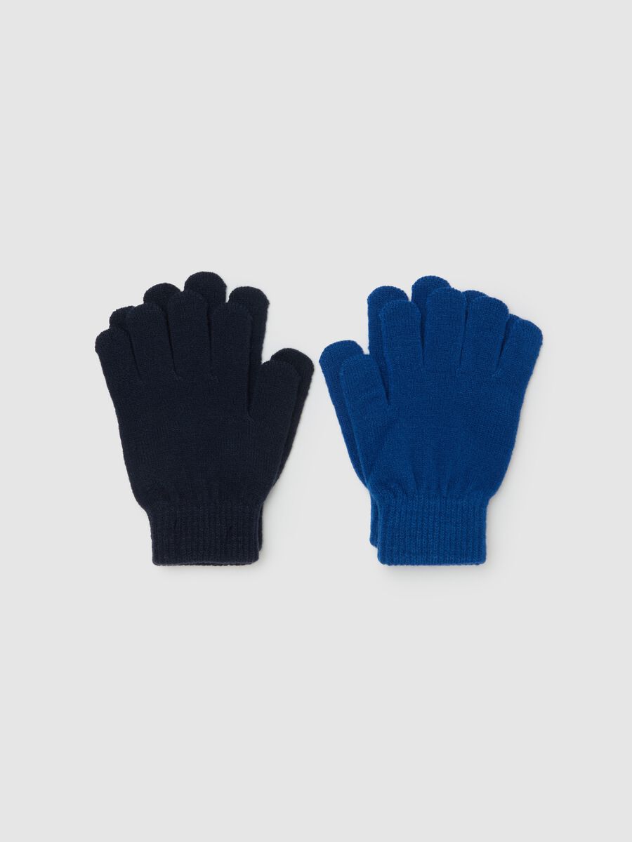 Two-pack gloves in knit_0