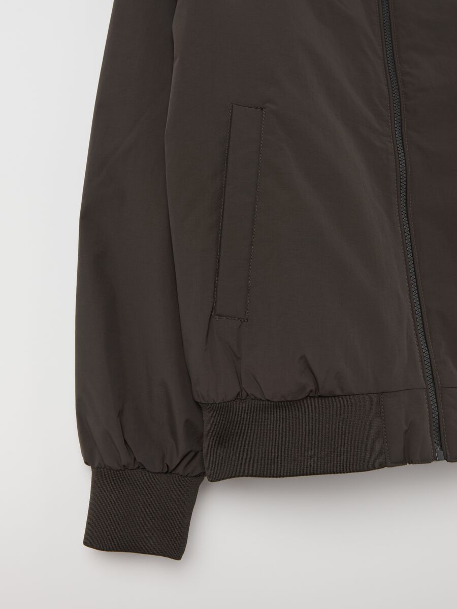 Full-zip bomber jacket with high neck_5