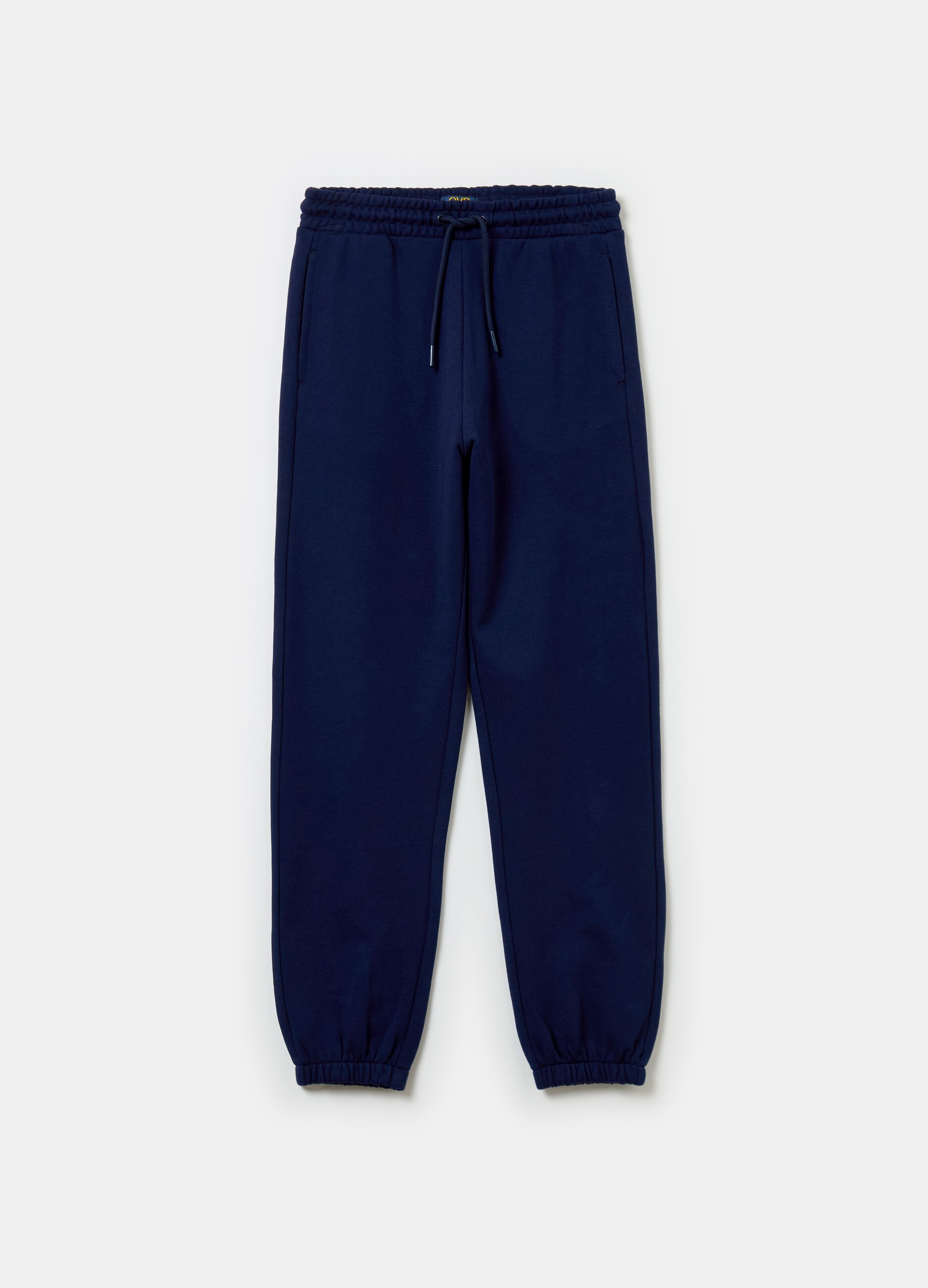 Essential joggers in organic cotton with drawstring