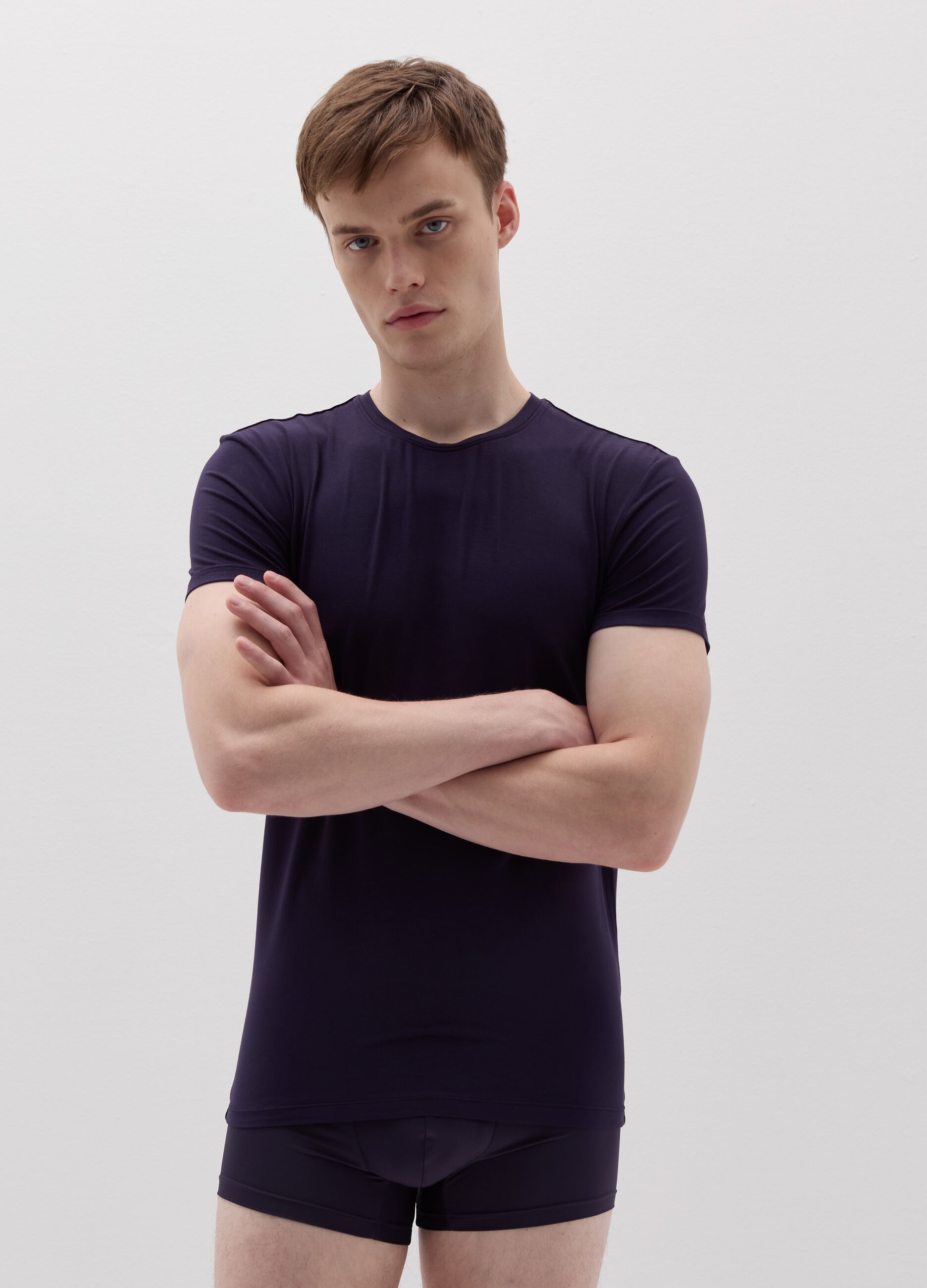 Stretch modal undershirt