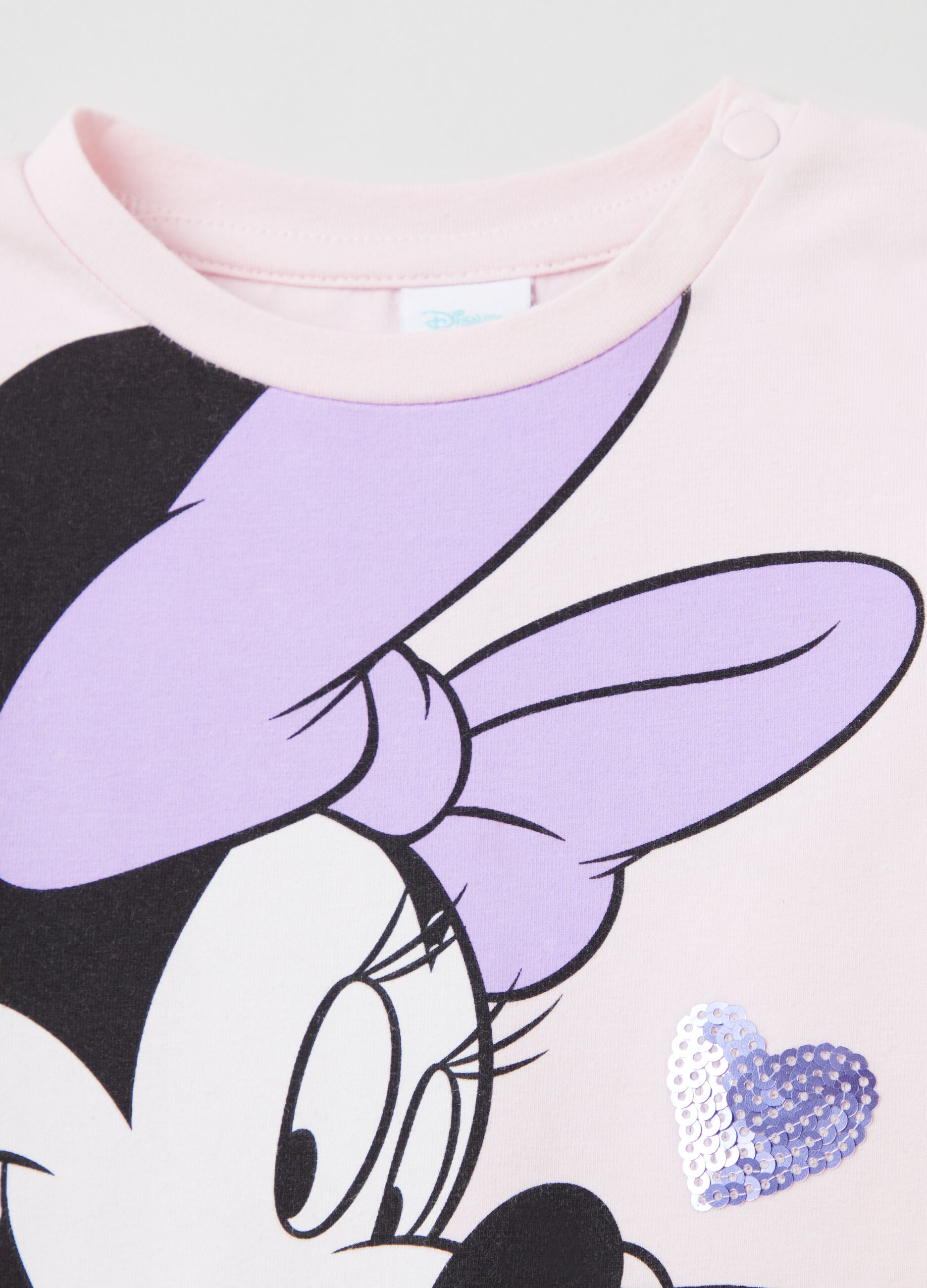 T-shirt a maniche lunghe stampa Minnie