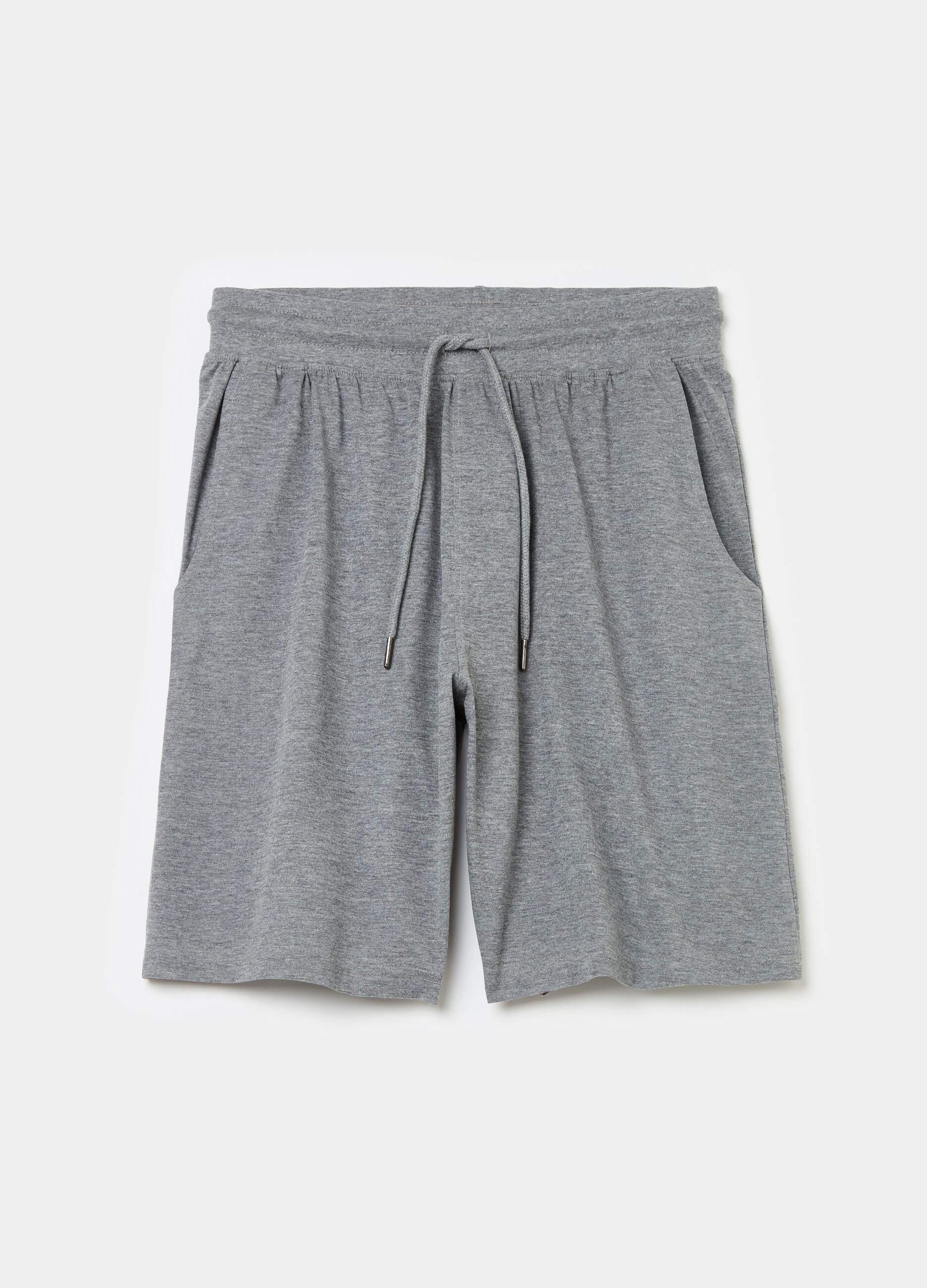 Pyjama shorts with drawstring