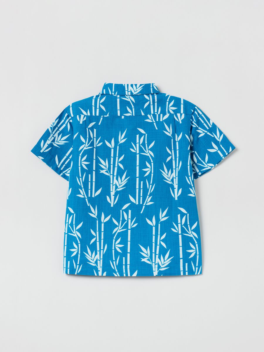 Short-sleeved shirt with all-over print_1