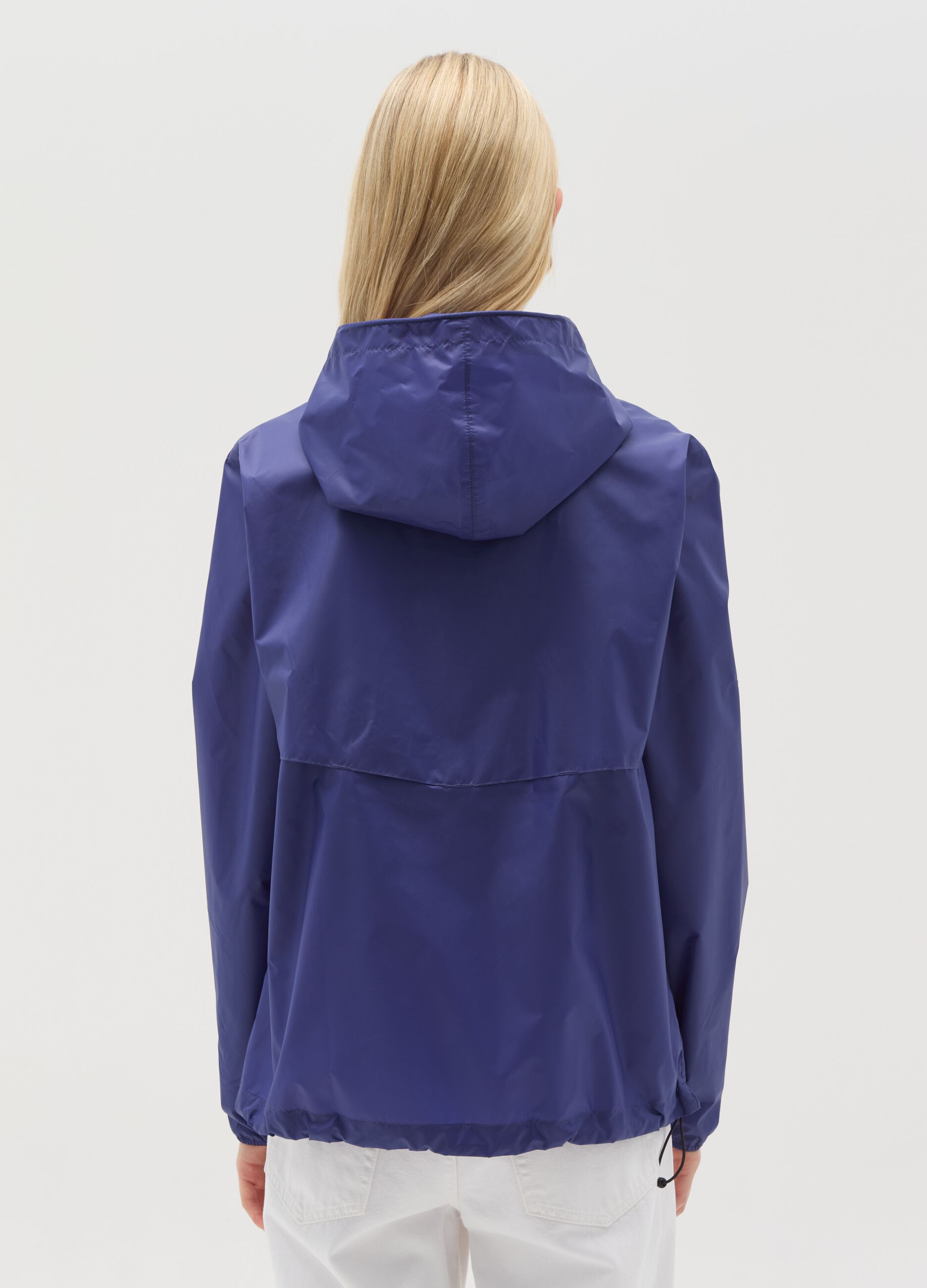 Full-zip waterproof jacket