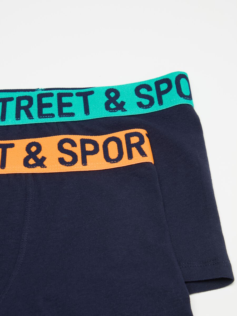 Three-pack boxer shorts with lettering in organic cotton_2