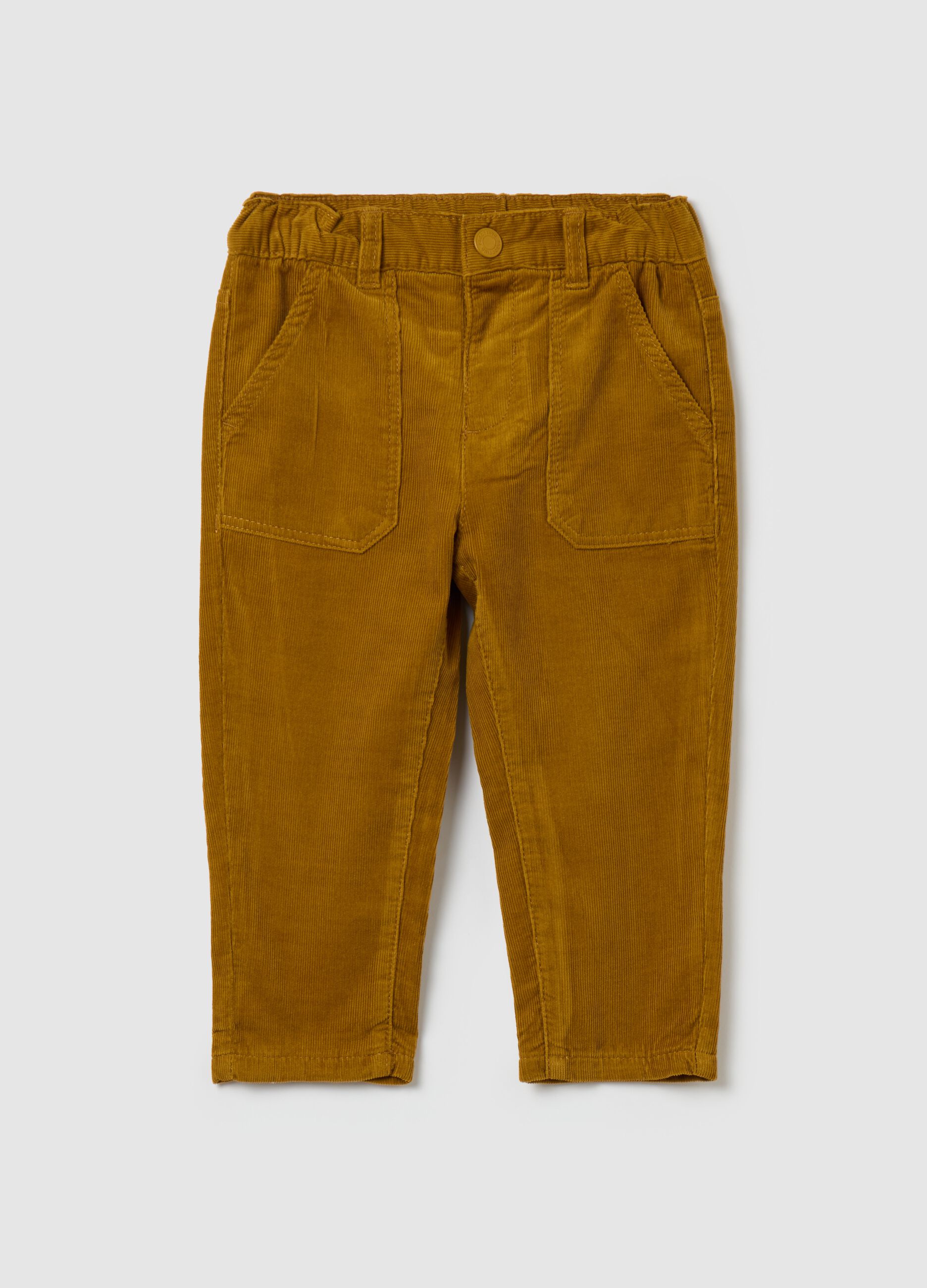 Pantaloni in corduroy con tasche