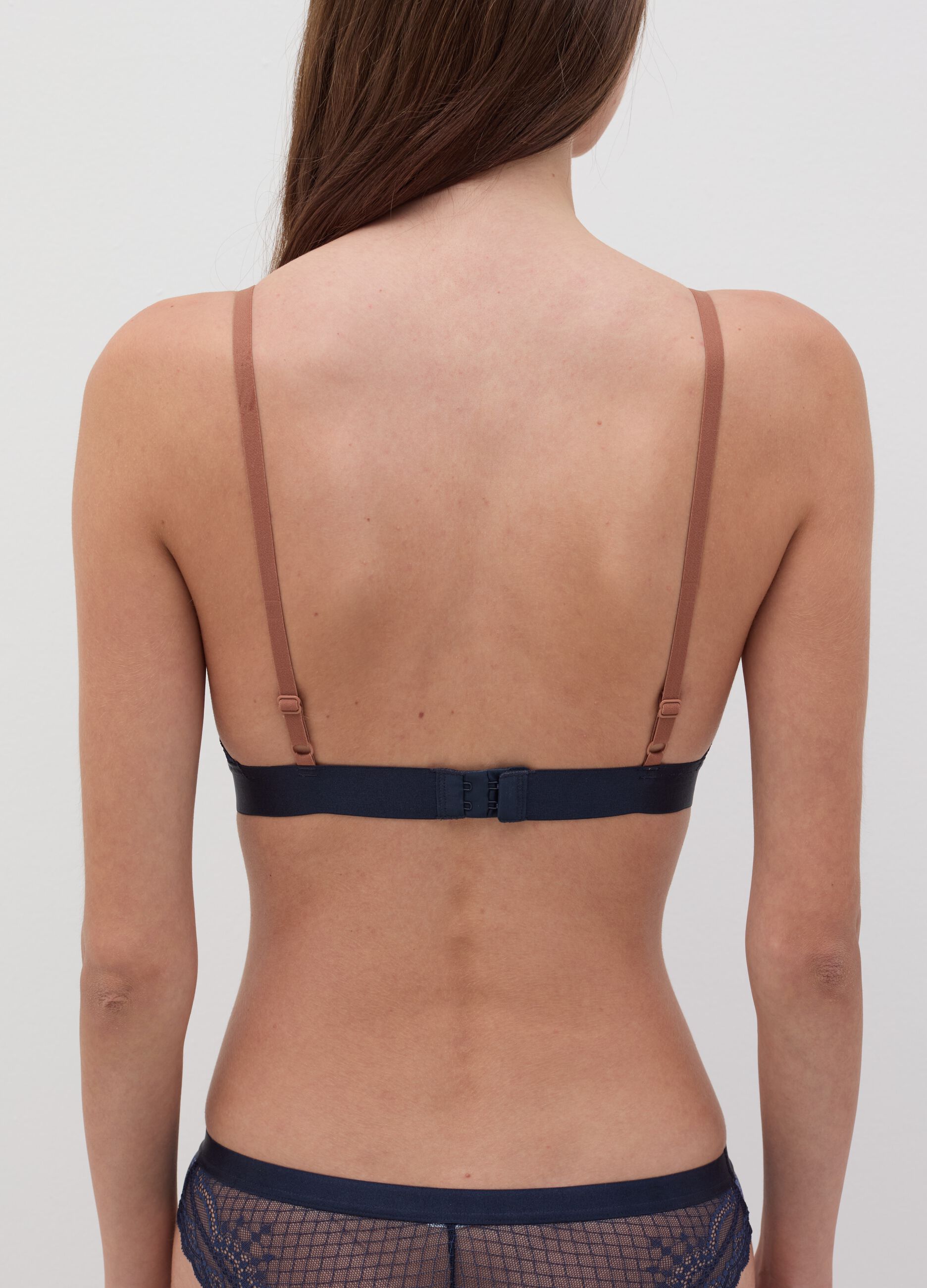 Alex Triangle Bra micro crêpe stampata