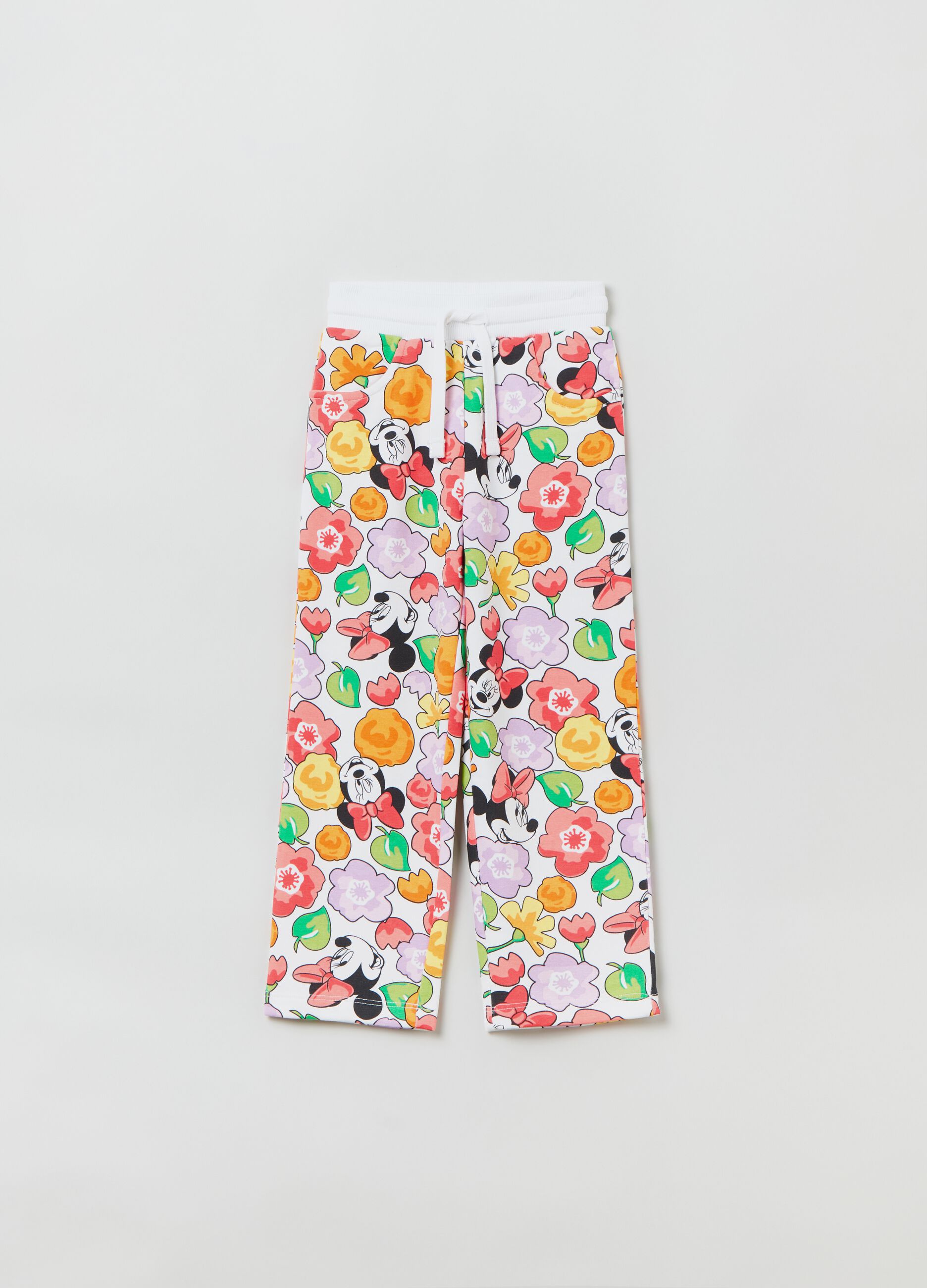 Plush trousers with Disney Minnie Mouse print