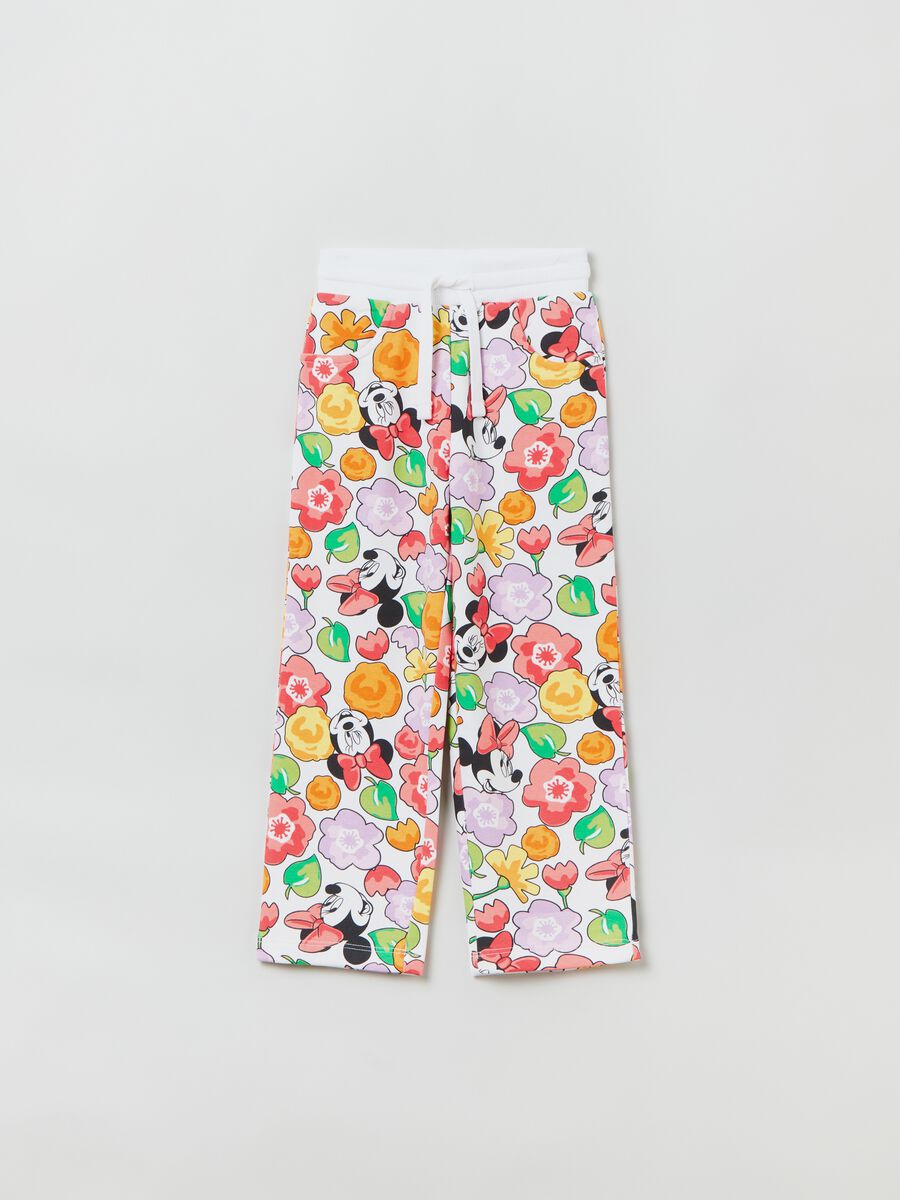 Plush trousers with Disney Minnie Mouse print_0