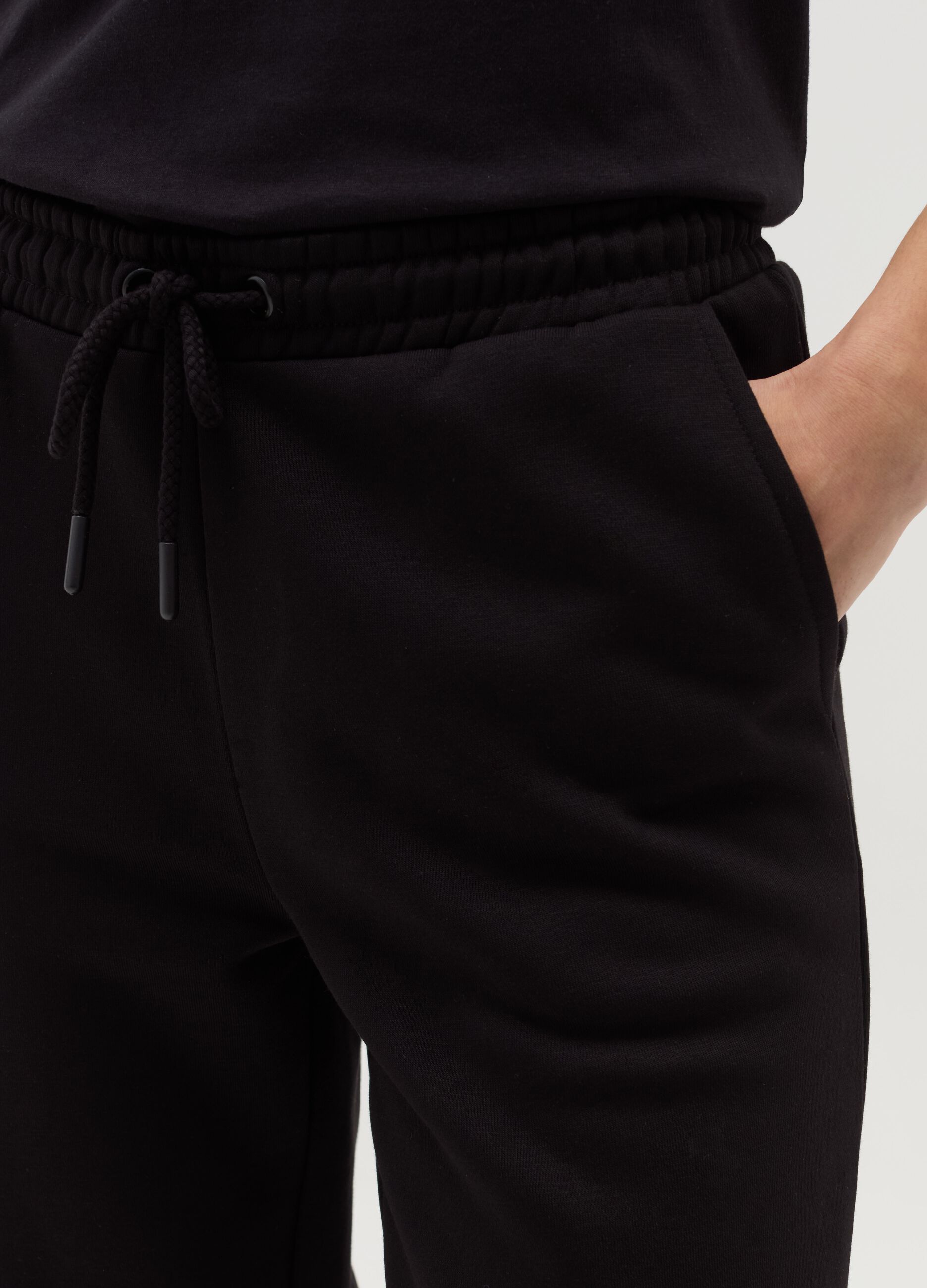 Essential joggers in fleece with drawstring