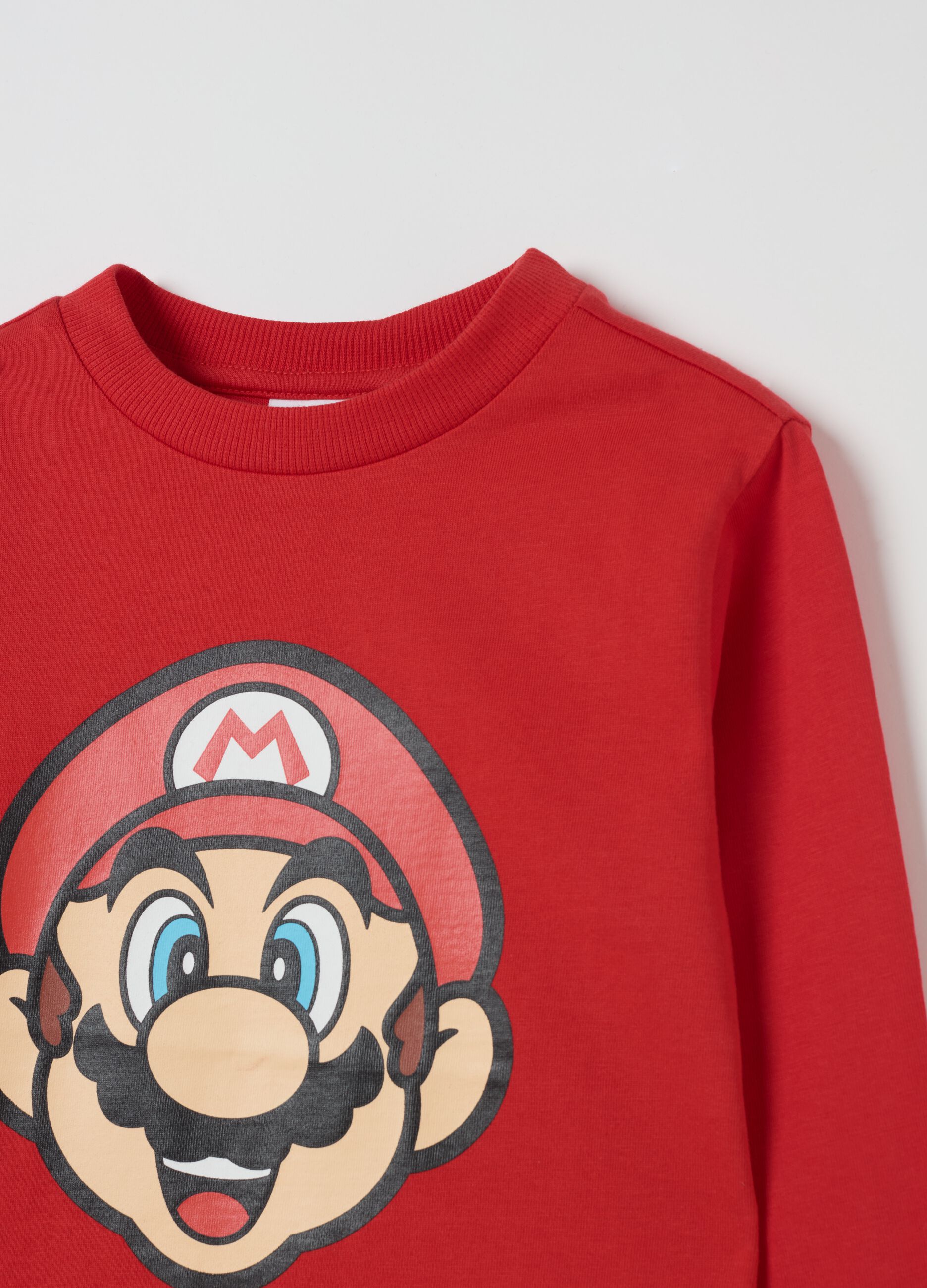 T-shirt maniche lunghe stampa Super Mario™