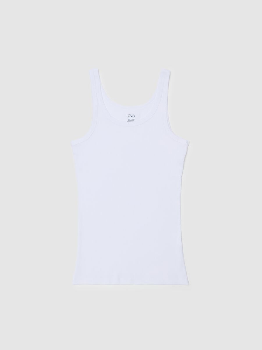 Organic cotton racerback vest with spaghetti straps_4