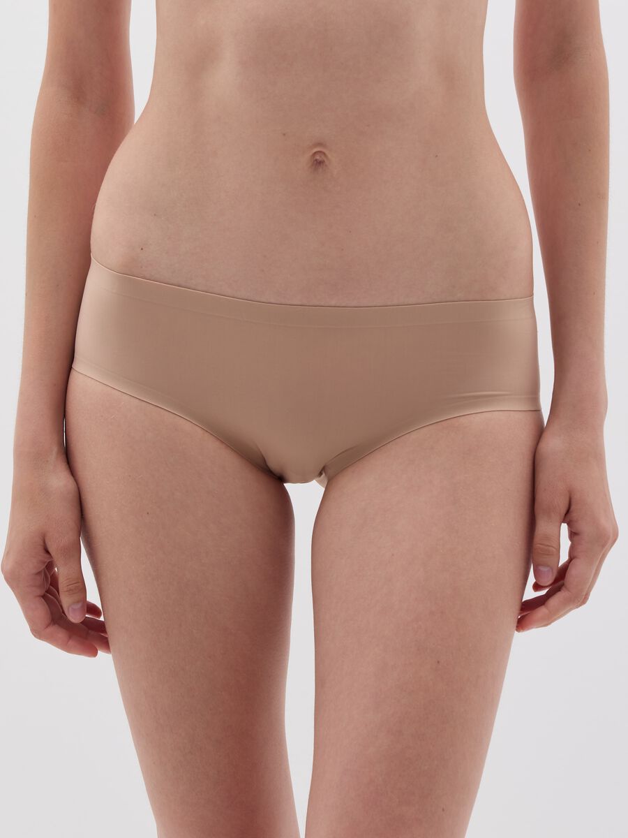French knickers in seamless microfibre_1