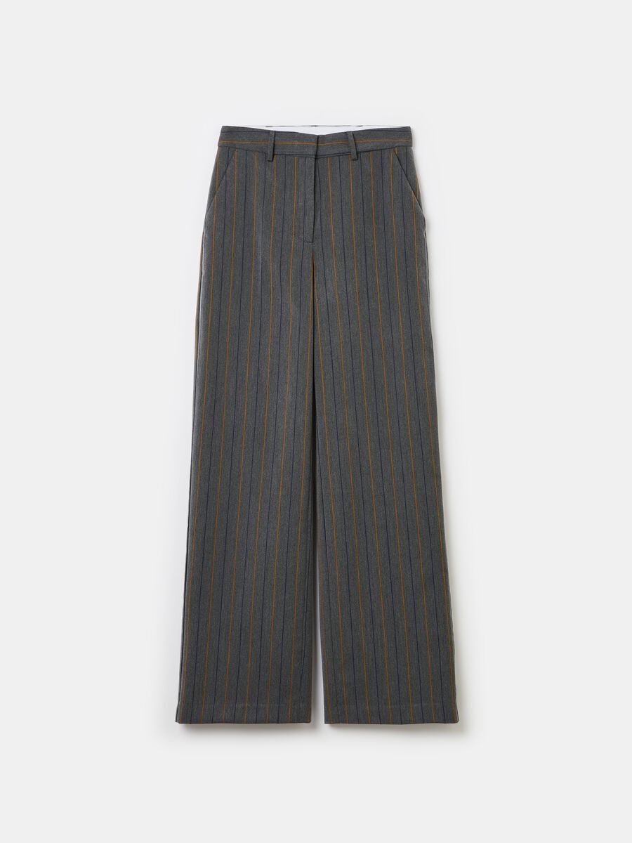 Trousers with striped pattern_4