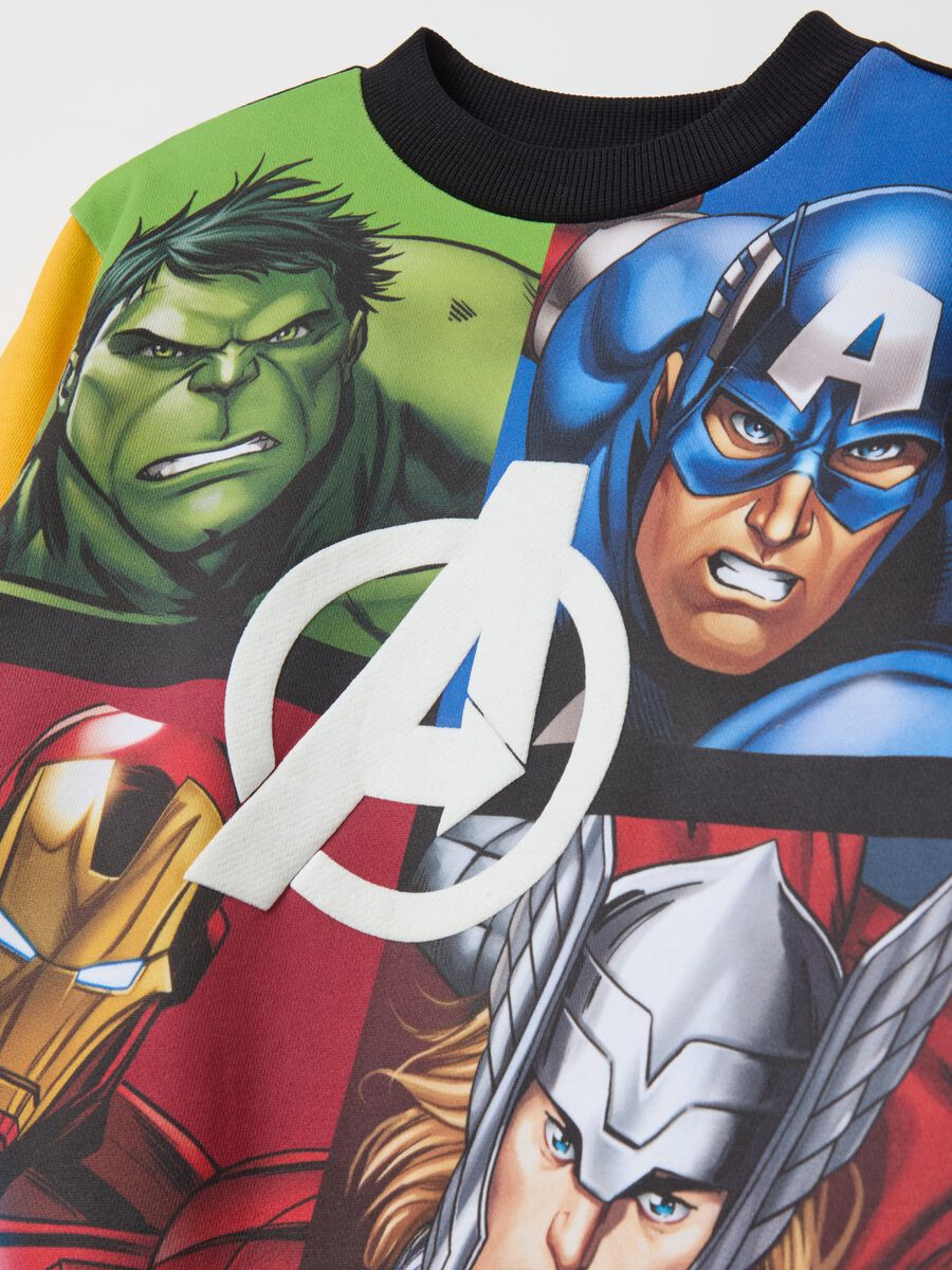 Jogging set in felpa con stampa Avengers_2