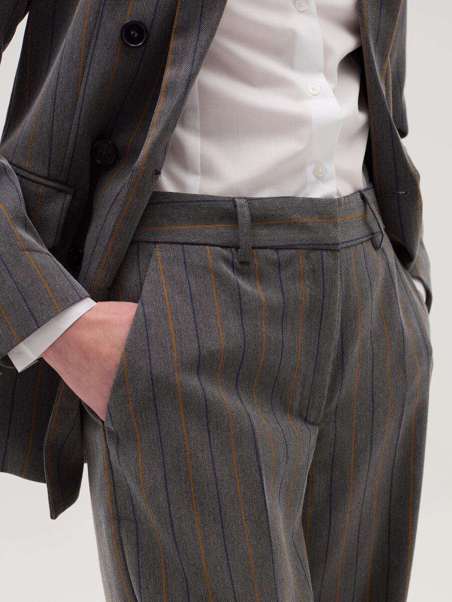 Trousers with striped pattern_3